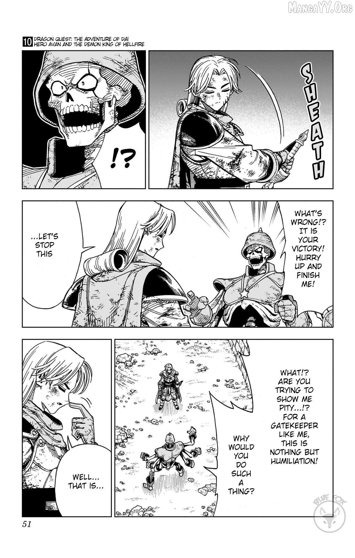 Dragon Quest The Great Adventure Of Dai – Avan The Brave And The Demon King Of Hellfire Chapter 37 - page 49