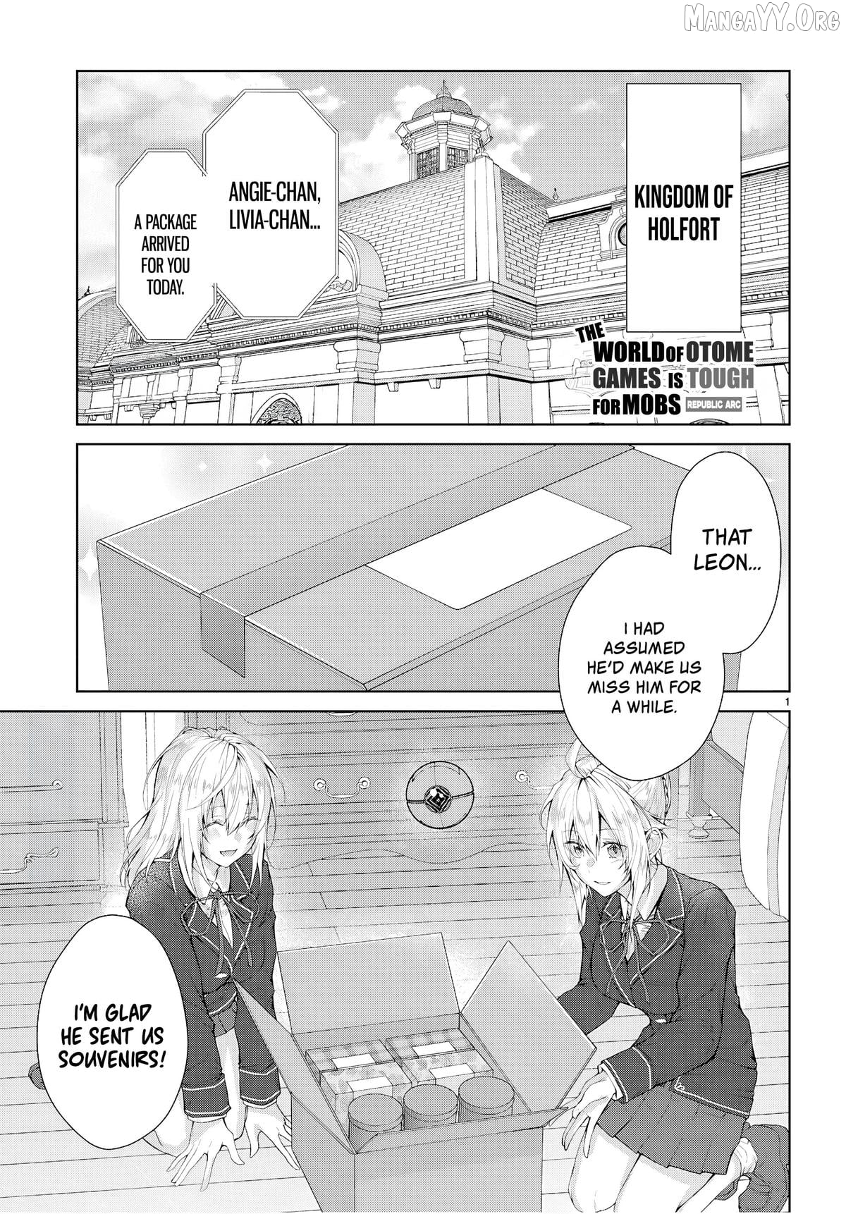 The World of Otome Games is Tough For Mobs Chapter 74 - page 1
