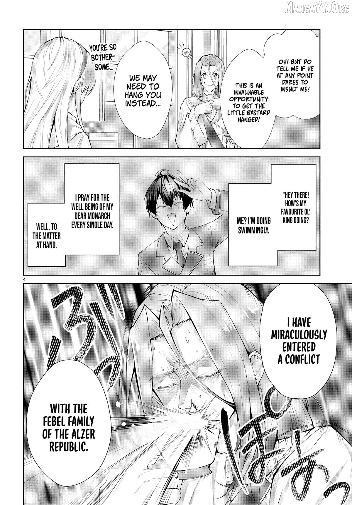 The World of Otome Games is Tough For Mobs Chapter 74 - page 4