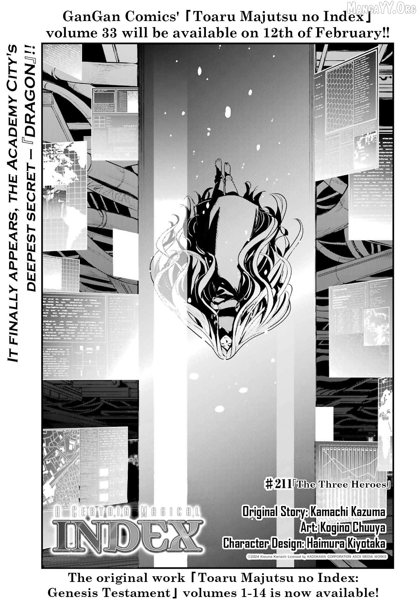 To Aru Majutsu no Kinsho Mokuroku Chapter 211 - page 1
