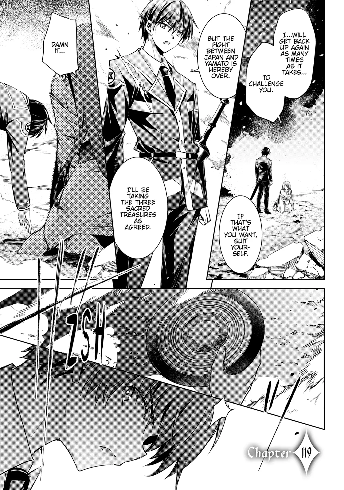 Magika No Kenshi To Shoukan Maou Chapter 119 - page 1