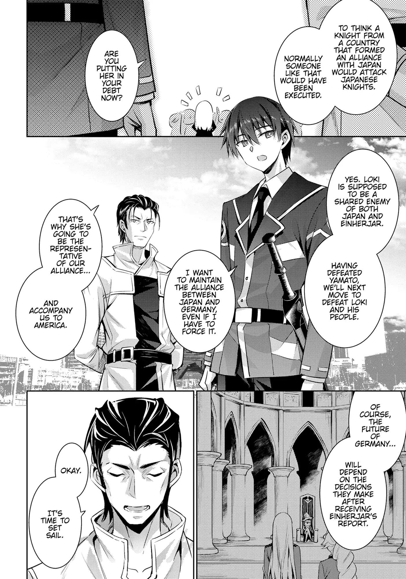Magika No Kenshi To Shoukan Maou Chapter 122 - page 8
