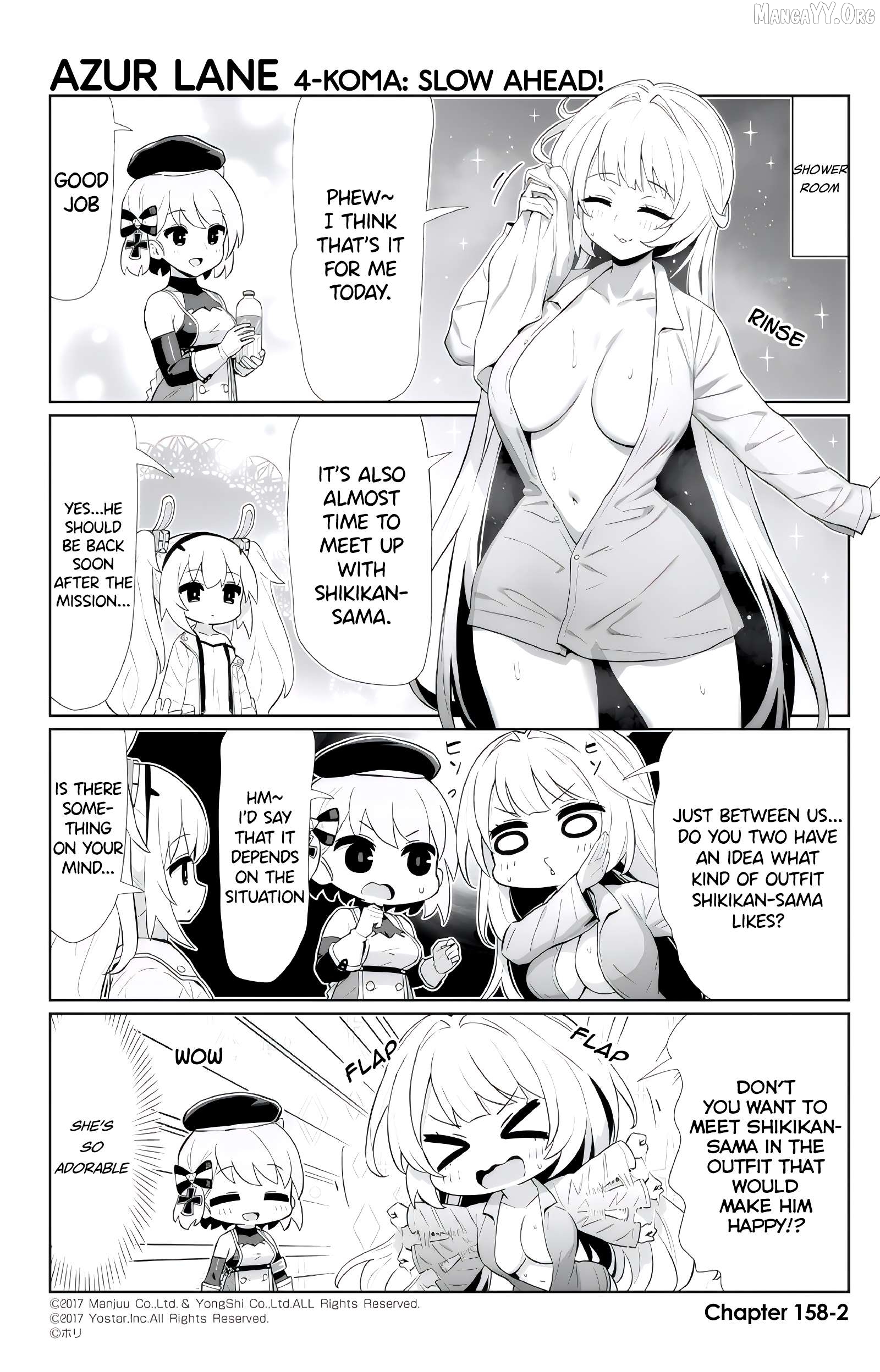 Azur Lane 4-Koma: Slow Ahead Chapter 158 - page 2