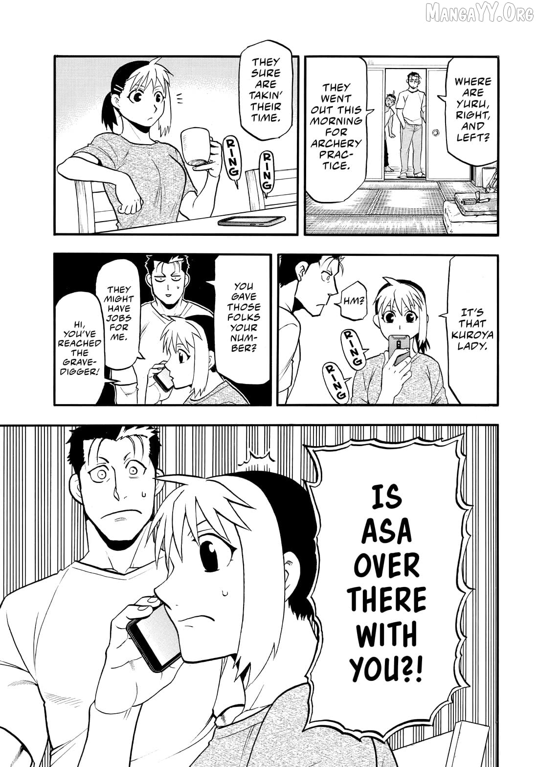 Yomi No Tsugai Chapter 50 - page 34