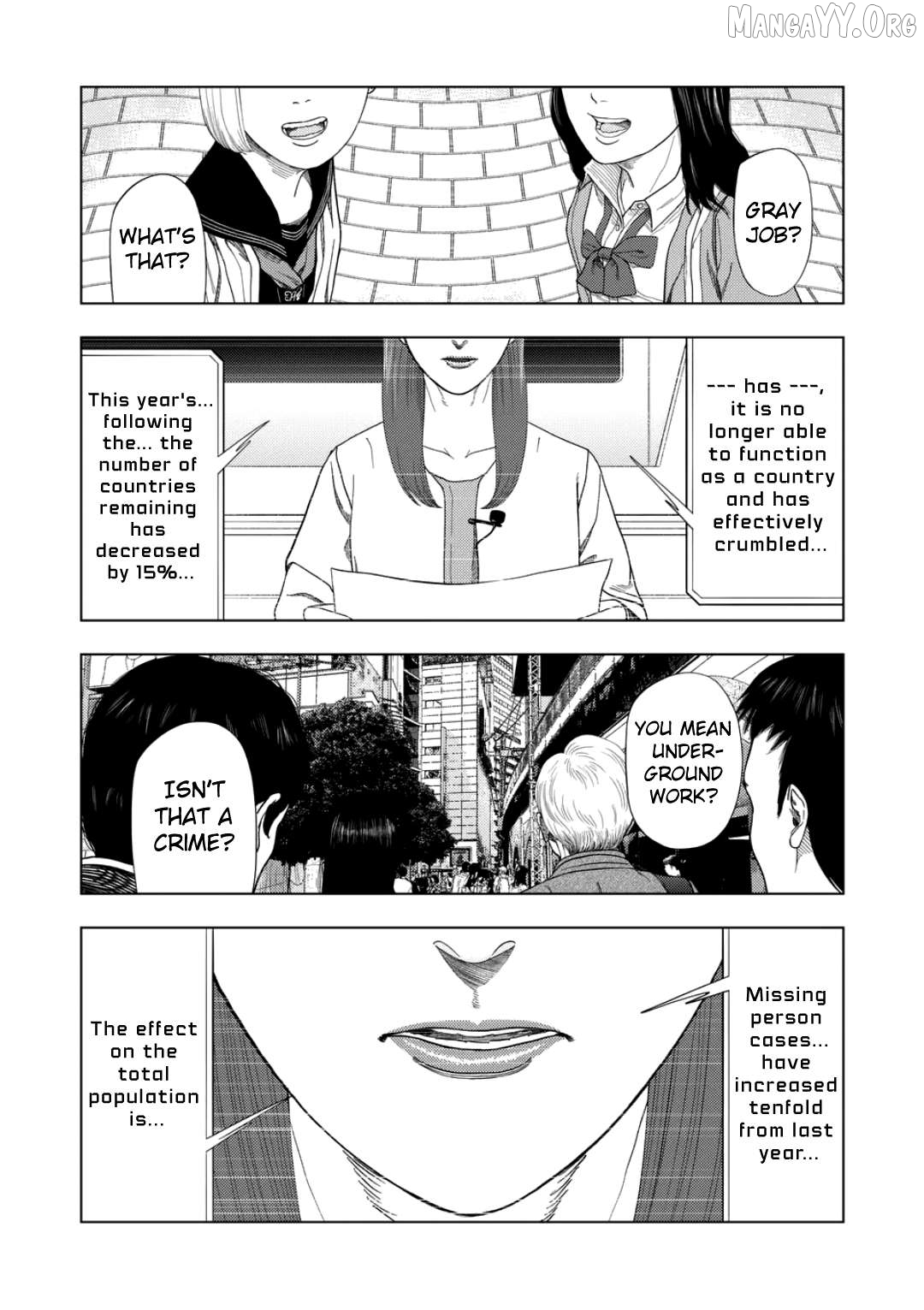 Ura Baito: Toubou Kinshi Chapter 228 - page 1
