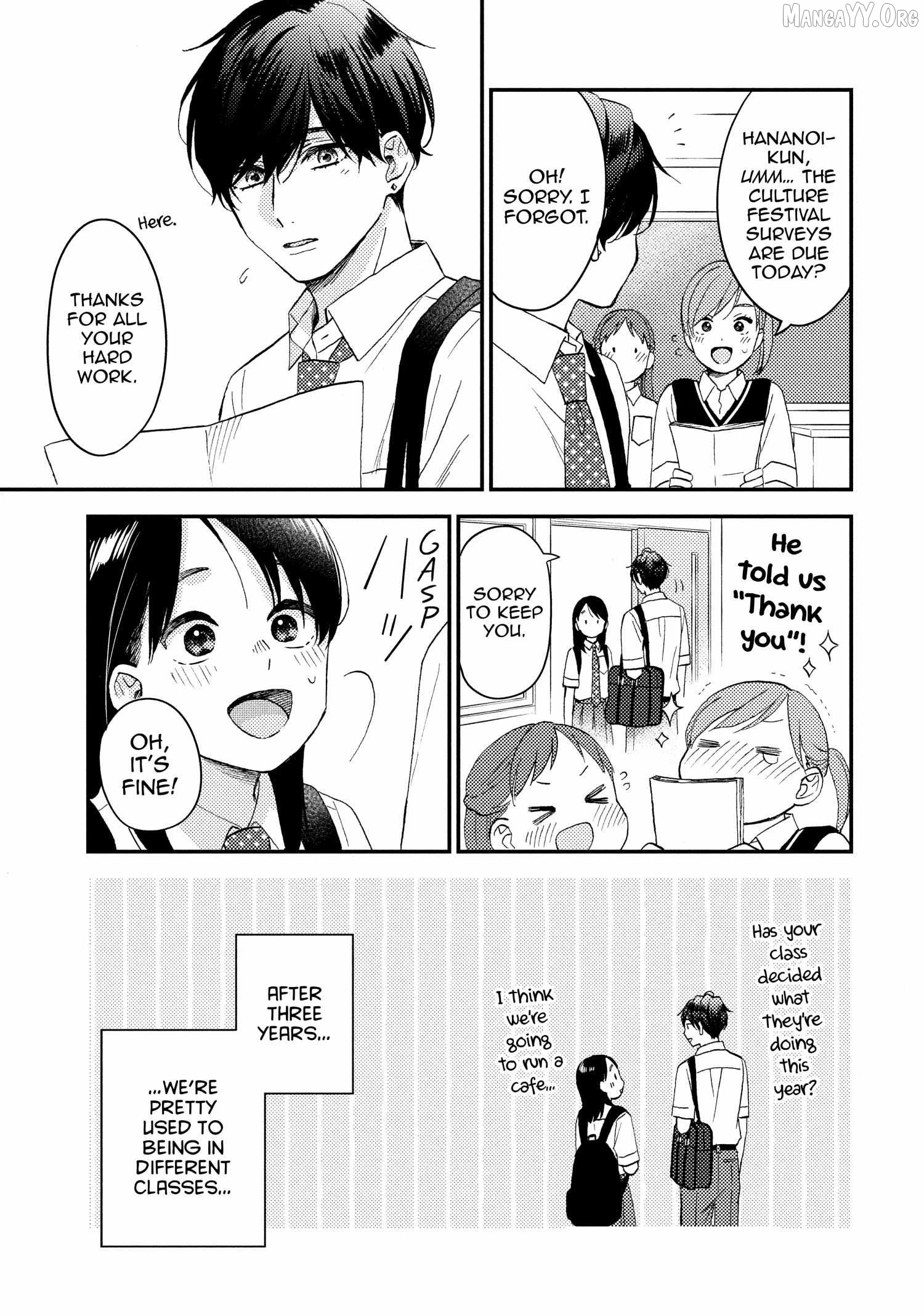 Hananoi-Kun To Koi No Yamai Chapter 71 - page 3