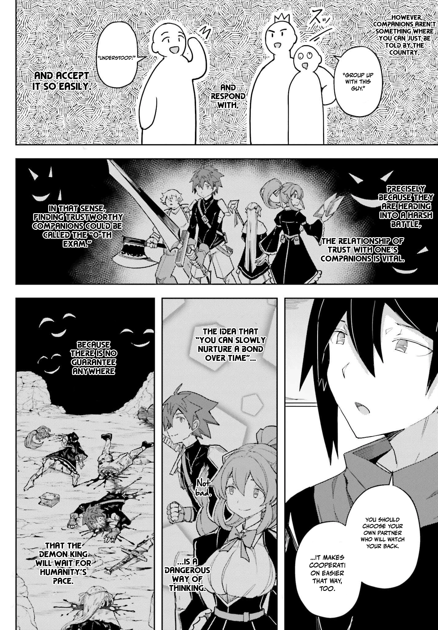 A Heroic Tale About Starting With a Personal Relations Cheat(Ability) and Letting Others Do the Job Chapter 34 - page 8