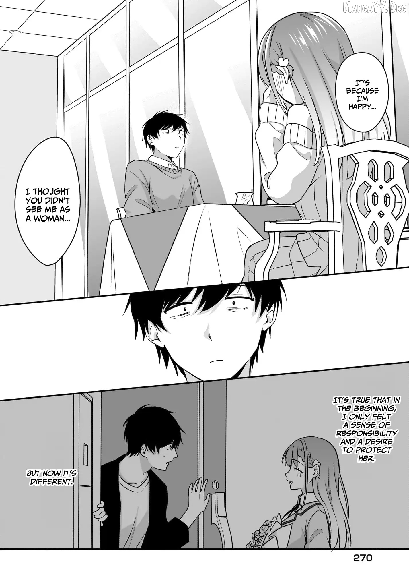 I, a Tired Office Worker, Start Living Together with a Beautiful Highschool Girl whom I Met Again After 7 Years Chapter 14 - page 7