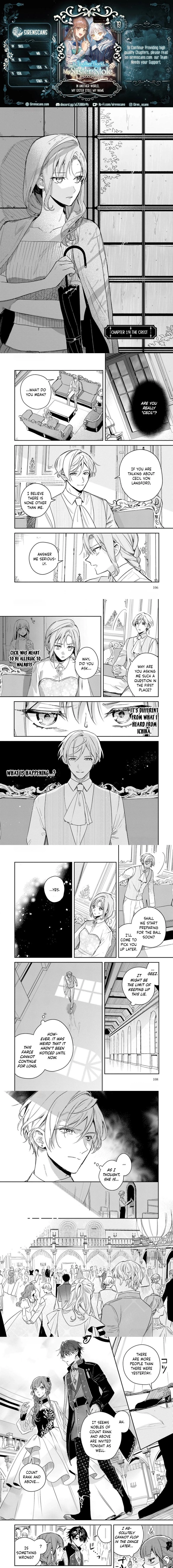 Isekai de Ane ni Namae wo Ubawaremashita Chapter 19 - page 1