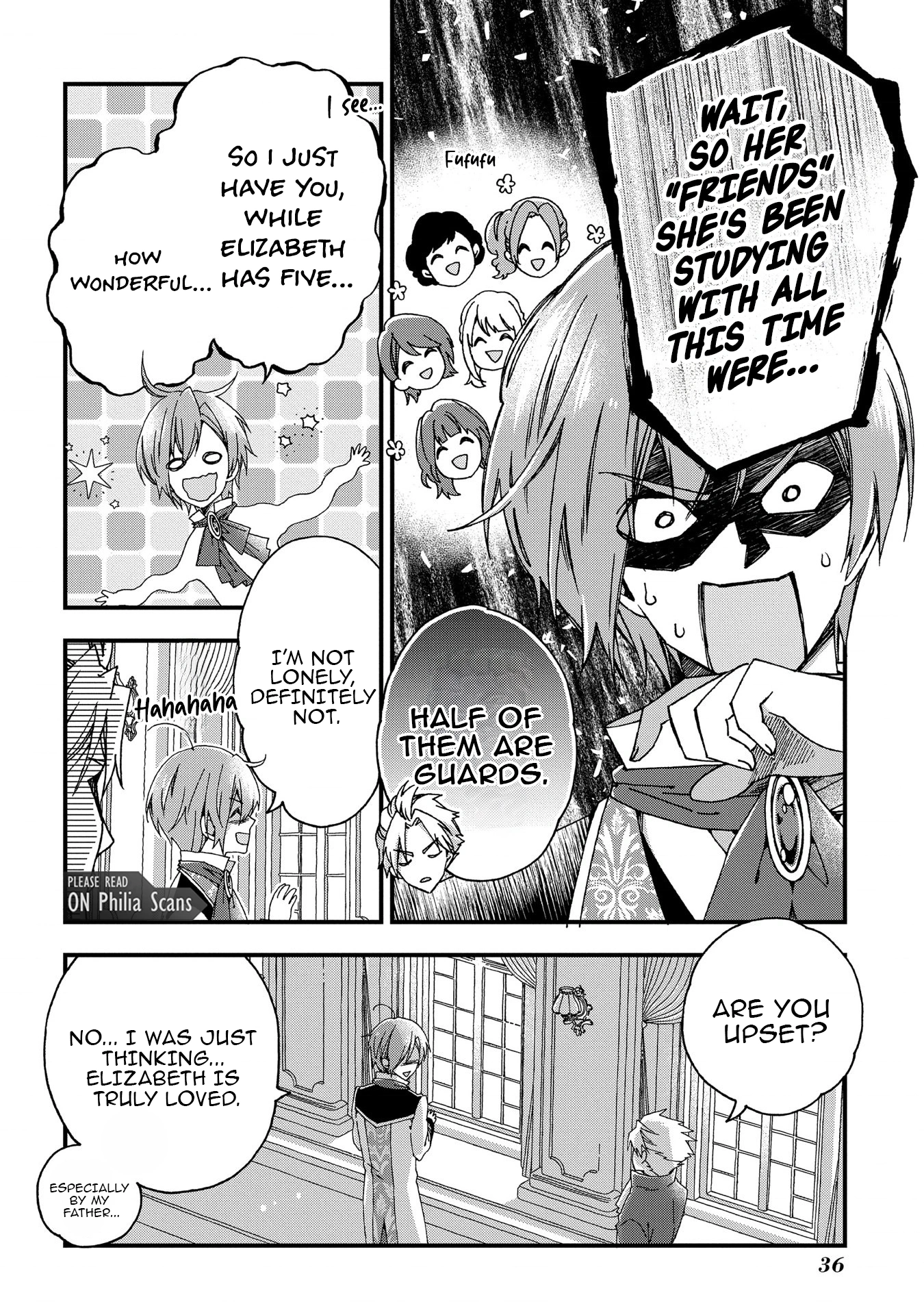 Betabore no Kon'yakusha ga Akuyaku Reijou ni Sare Sou na no de. Chapter 5 - page 32