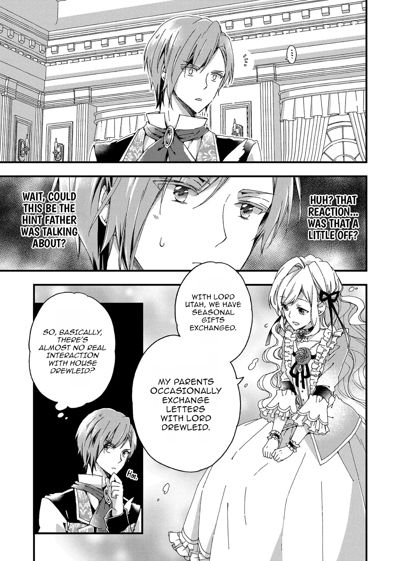 Betabore no Kon'yakusha ga Akuyaku Reijou ni Sare Sou na no de. Chapter 6 - page 12