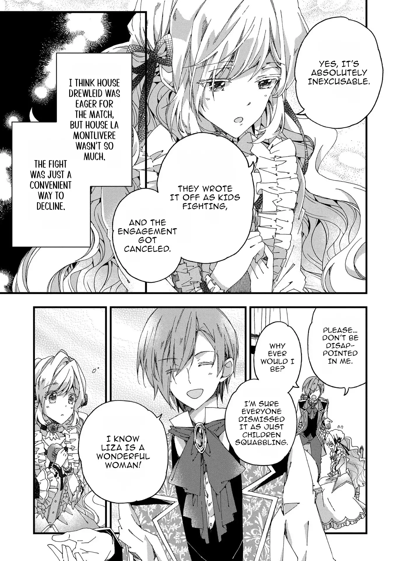 Betabore no Kon'yakusha ga Akuyaku Reijou ni Sare Sou na no de. Chapter 6 - page 24