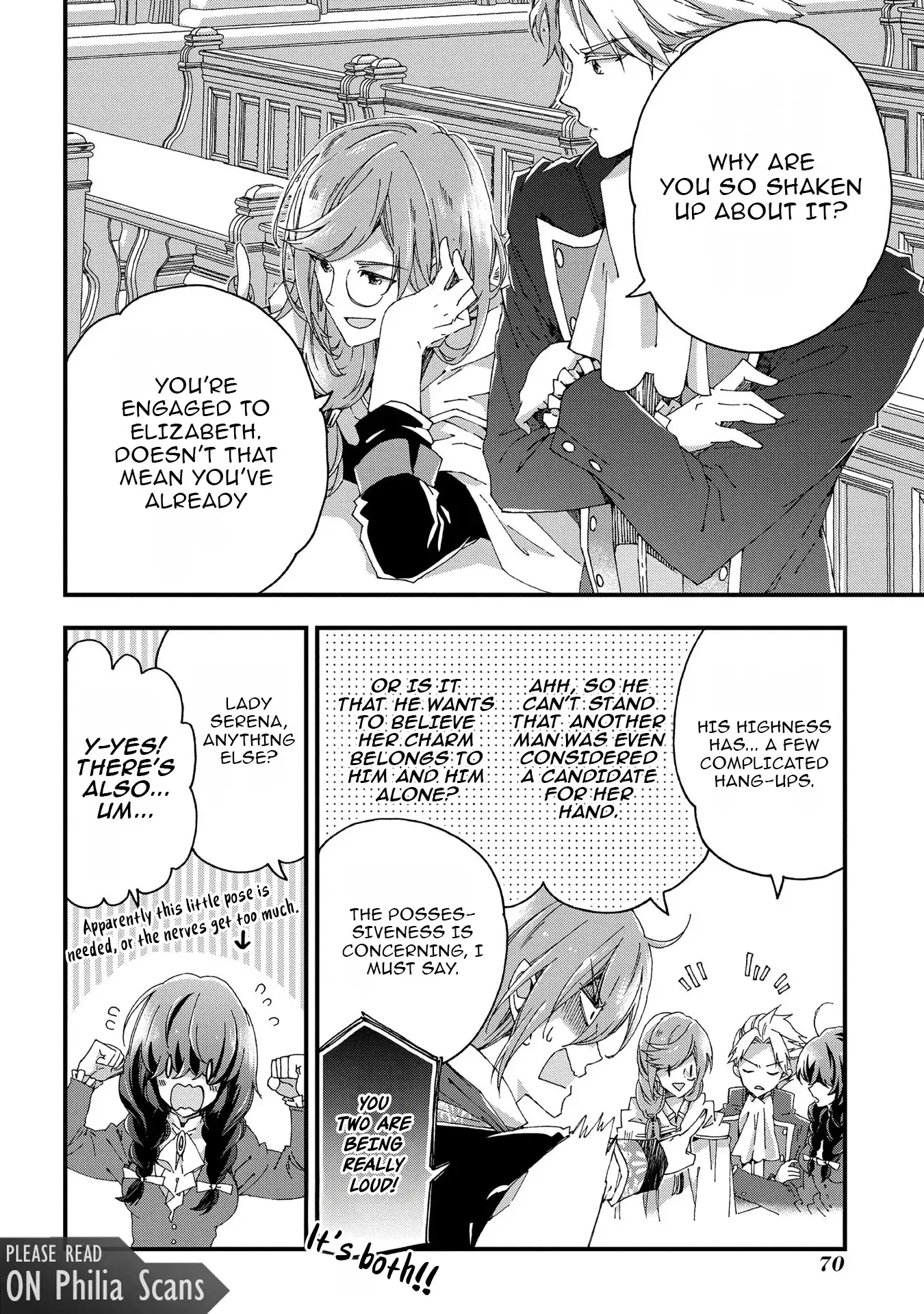 Betabore no Kon'yakusha ga Akuyaku Reijou ni Sare Sou na no de. Chapter 6 - page 31