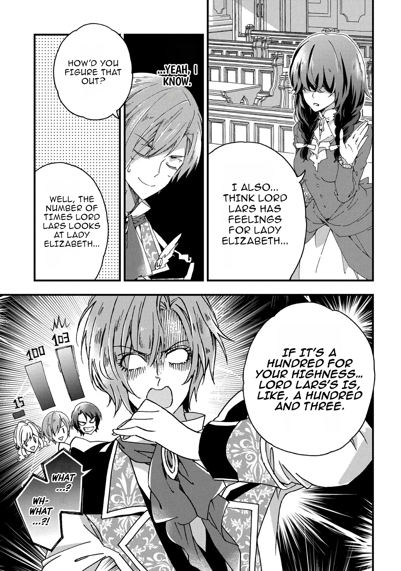 Betabore no Kon'yakusha ga Akuyaku Reijou ni Sare Sou na no de. Chapter 6 - page 32