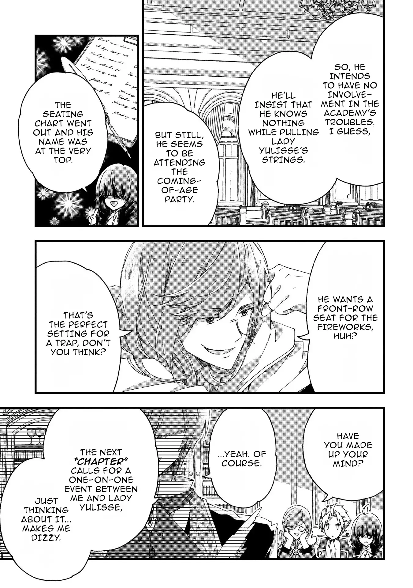 Betabore no Kon'yakusha ga Akuyaku Reijou ni Sare Sou na no de. Chapter 6 - page 34
