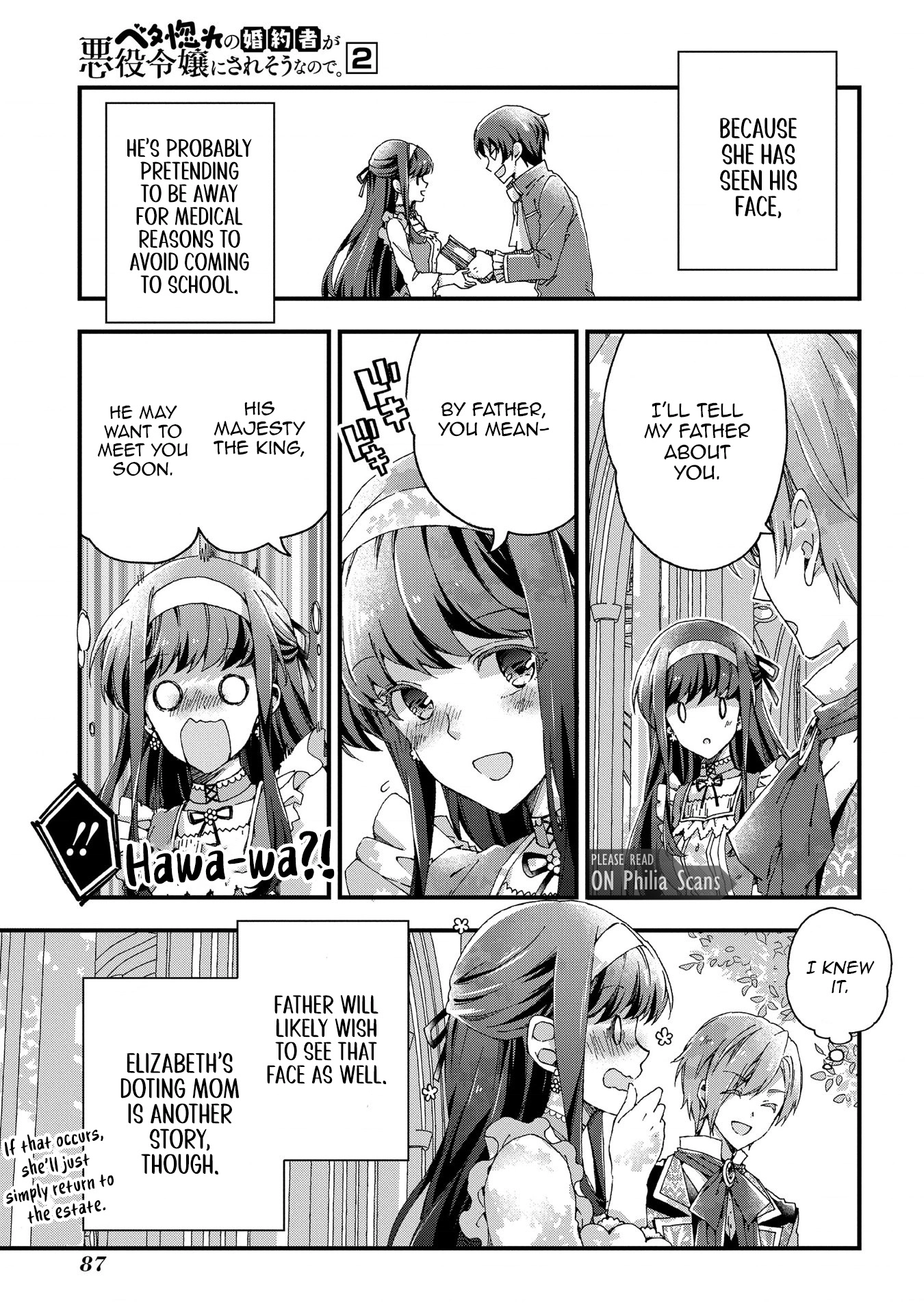 Betabore no Kon'yakusha ga Akuyaku Reijou ni Sare Sou na no de. Chapter 7 - page 14