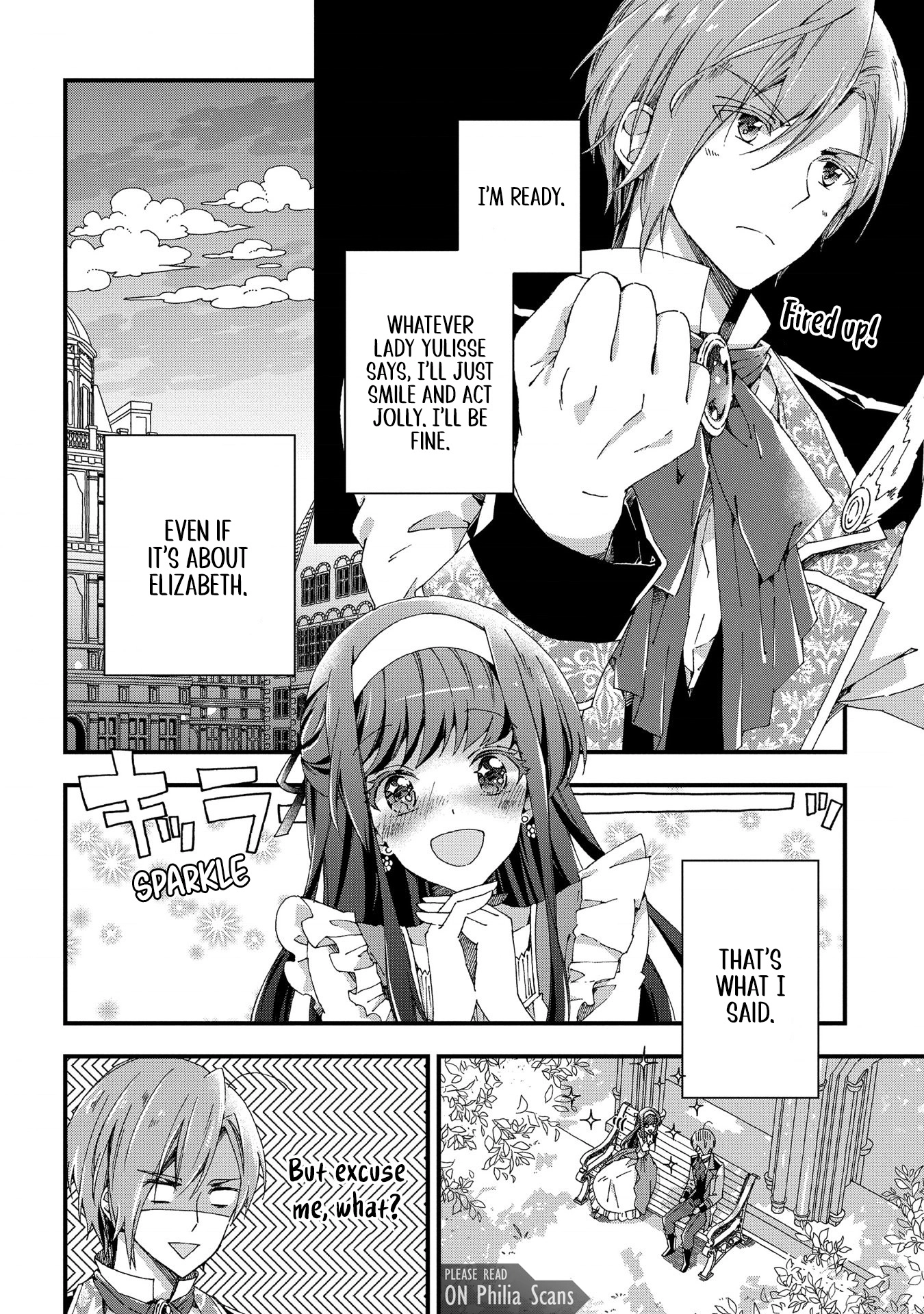 Betabore no Kon'yakusha ga Akuyaku Reijou ni Sare Sou na no de. Chapter 7 - page 3