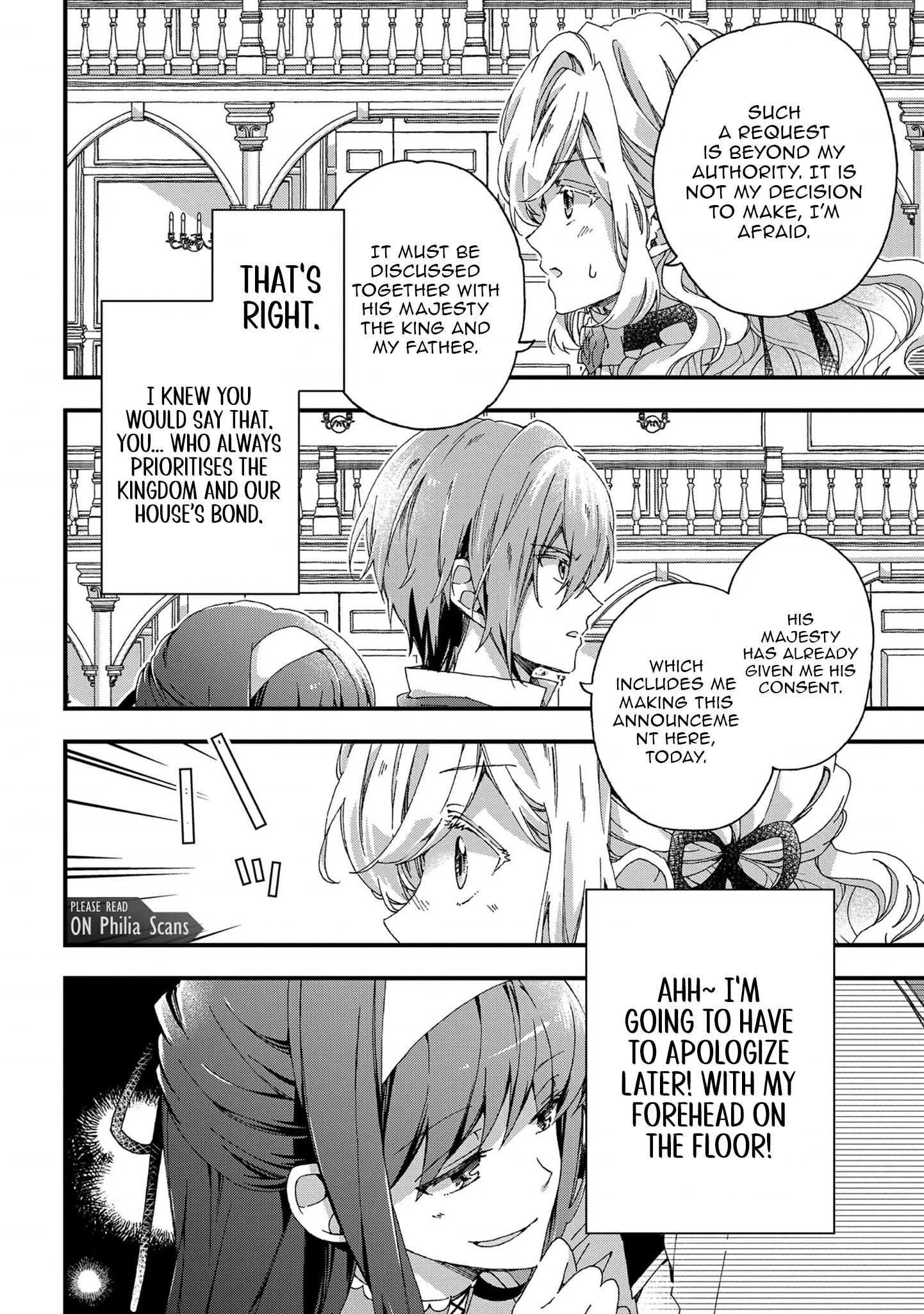 Betabore no Kon'yakusha ga Akuyaku Reijou ni Sare Sou na no de. Chapter 8 - page 19
