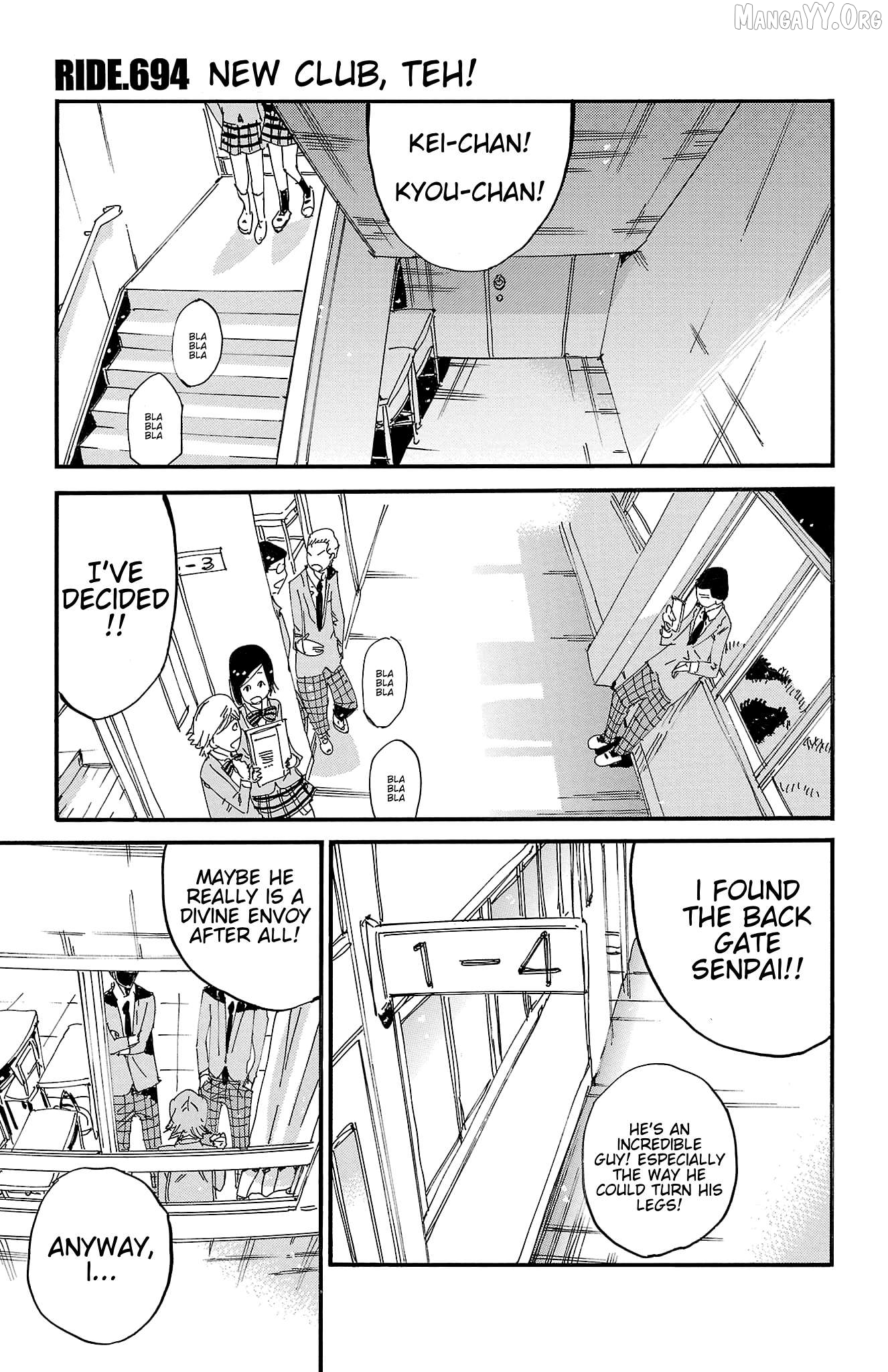 Yowamushi Pedal Chapter 694 - page 1