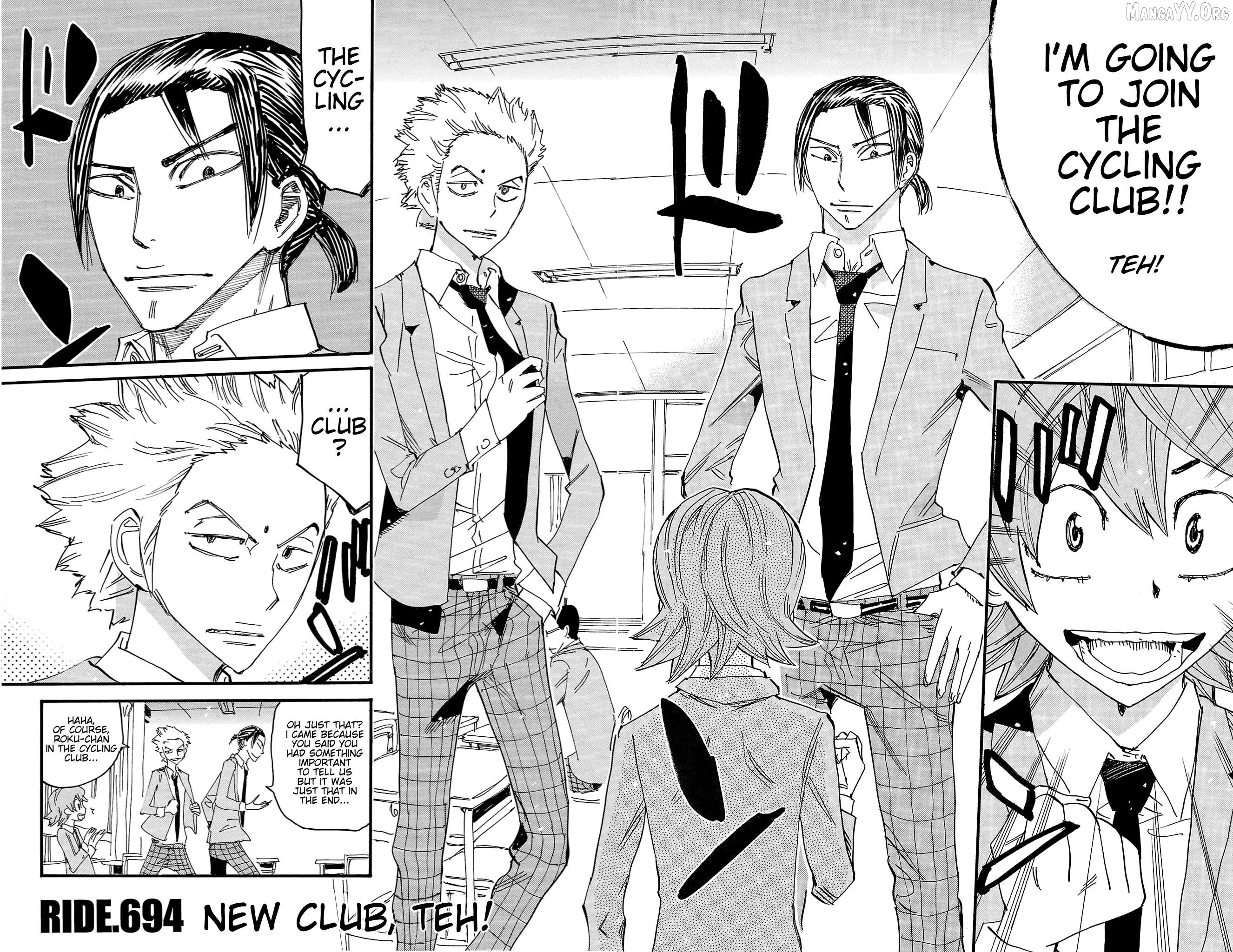 Yowamushi Pedal Chapter 694 - page 2