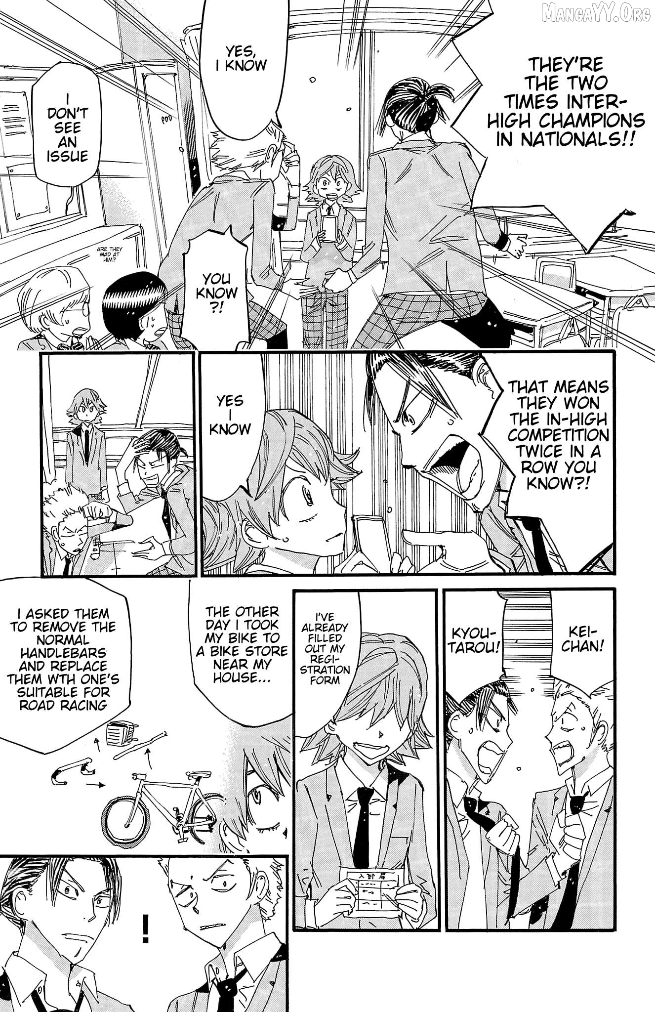 Yowamushi Pedal Chapter 694 - page 4