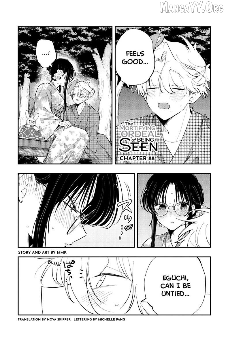 The Person Sitting Next to Me Looking at Me with Perverted Eyes Chapter 88 - page 2