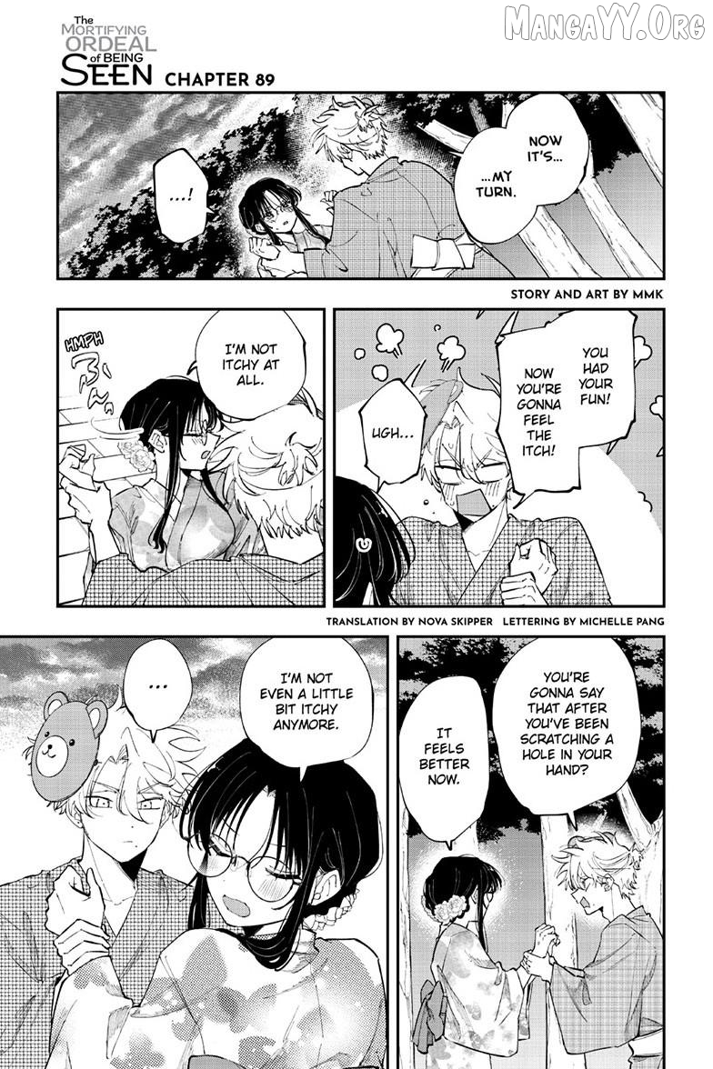 The Person Sitting Next to Me Looking at Me with Perverted Eyes Chapter 89 - page 2