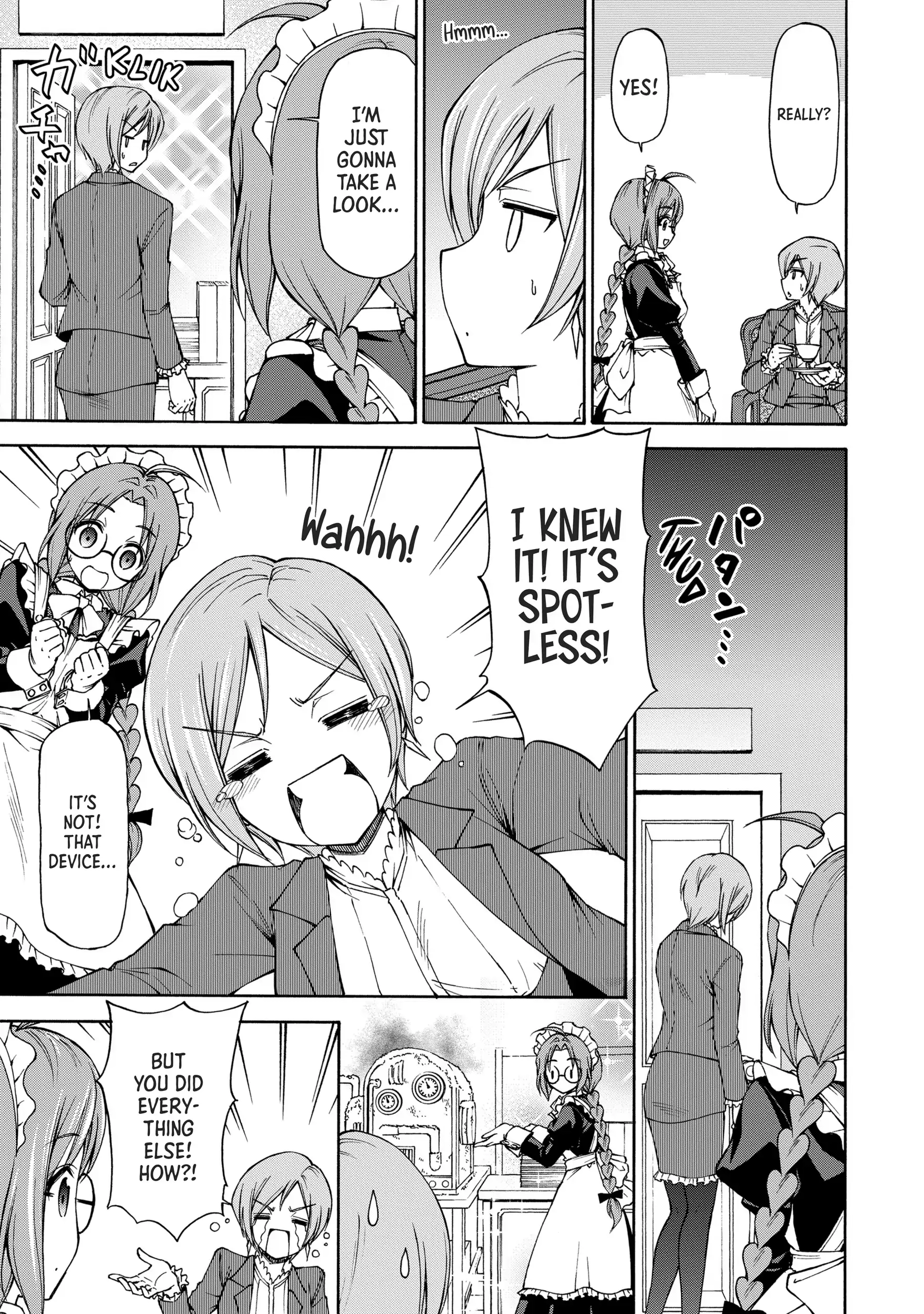 Maid nara Touzen desu. ~Nureginu wo Kiserareta Bannou Maid-san wa Tabi ni Deru Koto ni shimashita.~ Chapter 4 - page 11
