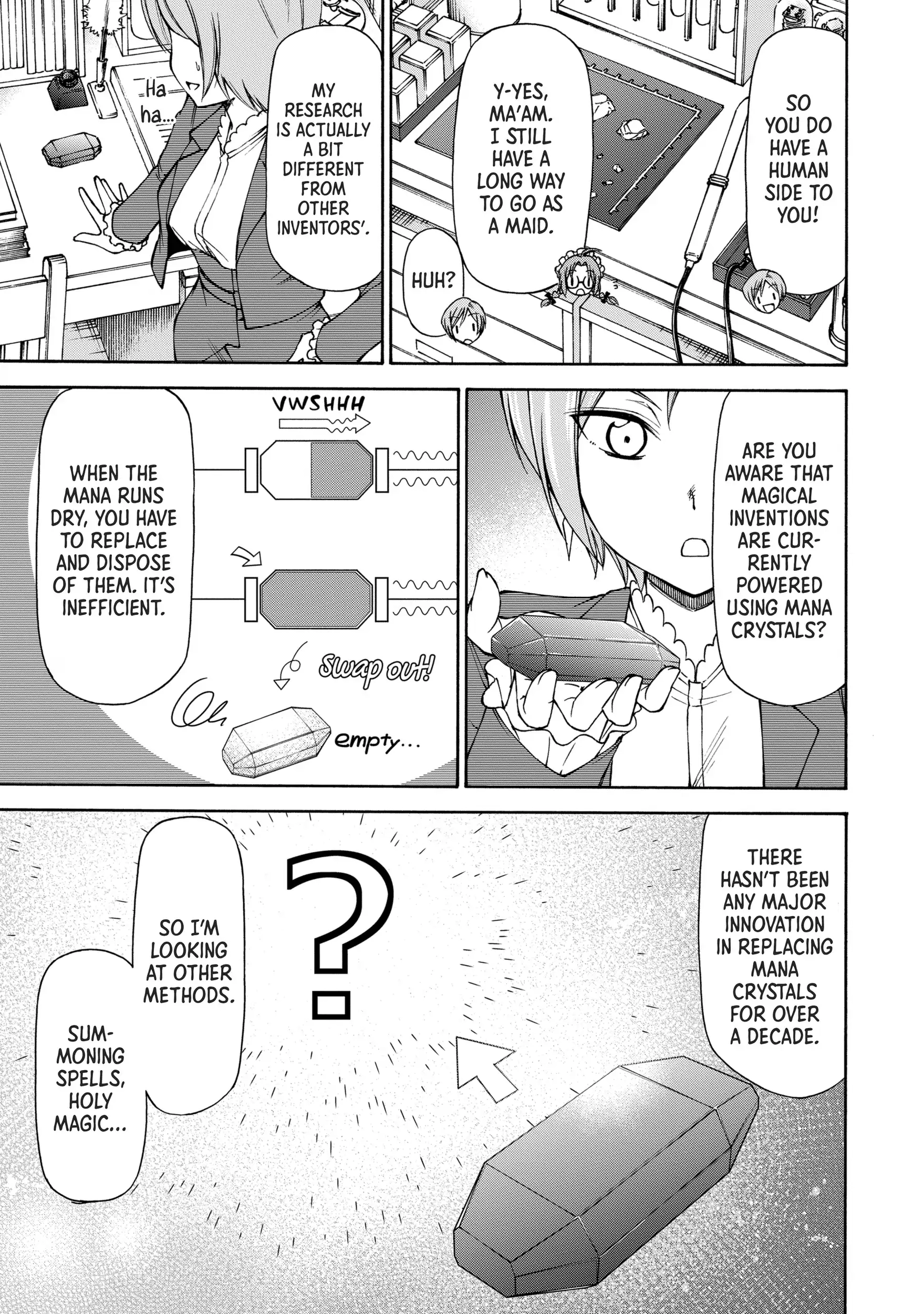 Maid nara Touzen desu. ~Nureginu wo Kiserareta Bannou Maid-san wa Tabi ni Deru Koto ni shimashita.~ Chapter 4 - page 13