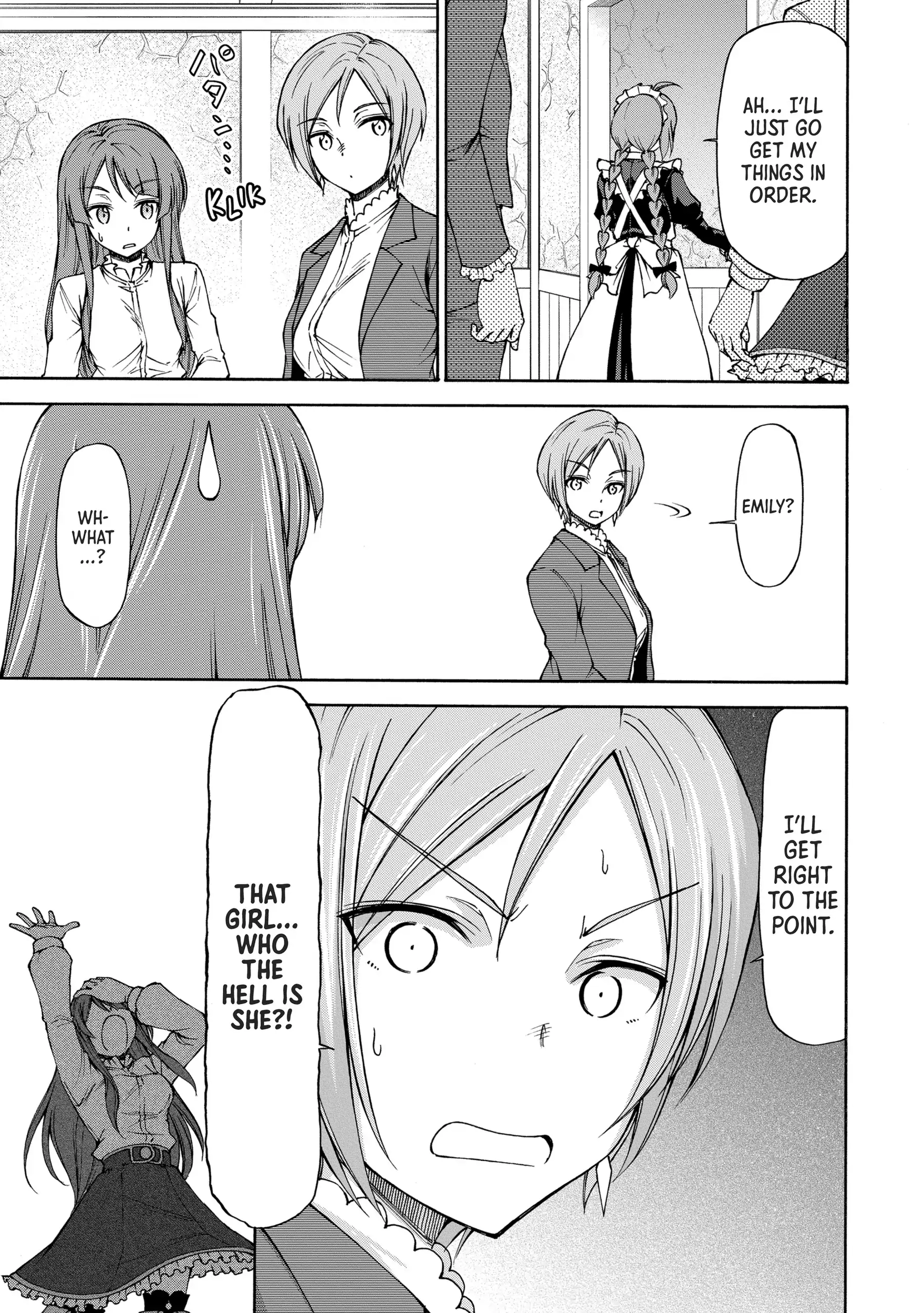 Maid nara Touzen desu. ~Nureginu wo Kiserareta Bannou Maid-san wa Tabi ni Deru Koto ni shimashita.~ Chapter 4 - page 21