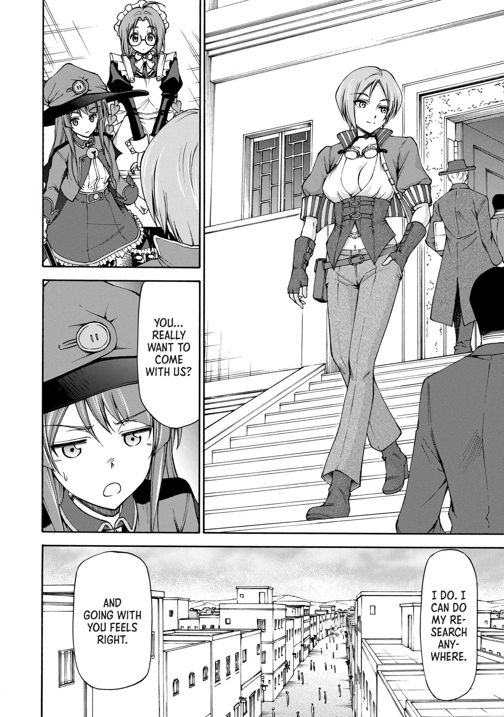 Maid nara Touzen desu. ~Nureginu wo Kiserareta Bannou Maid-san wa Tabi ni Deru Koto ni shimashita.~ Chapter 4 - page 32