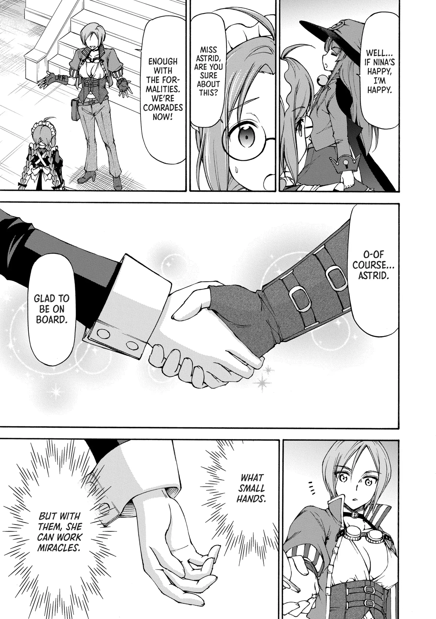 Maid nara Touzen desu. ~Nureginu wo Kiserareta Bannou Maid-san wa Tabi ni Deru Koto ni shimashita.~ Chapter 4 - page 33