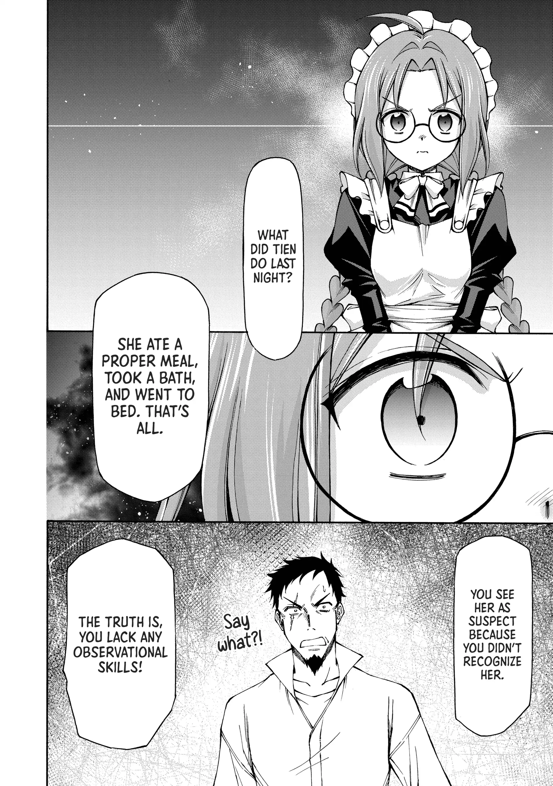 Maid nara Touzen desu. ~Nureginu wo Kiserareta Bannou Maid-san wa Tabi ni Deru Koto ni shimashita.~ Chapter 7 - page 12