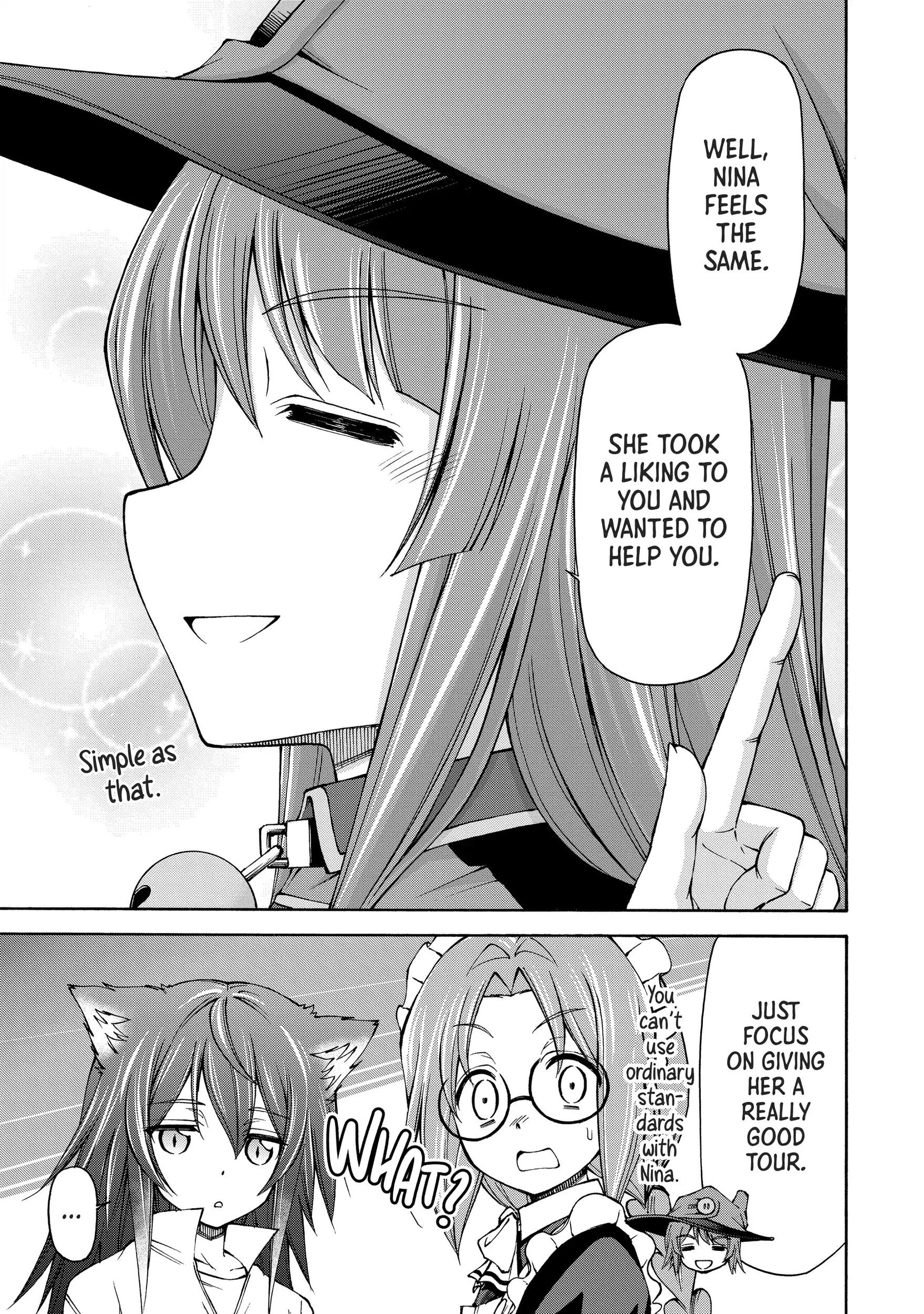 Maid nara Touzen desu. ~Nureginu wo Kiserareta Bannou Maid-san wa Tabi ni Deru Koto ni shimashita.~ Chapter 7 - page 17
