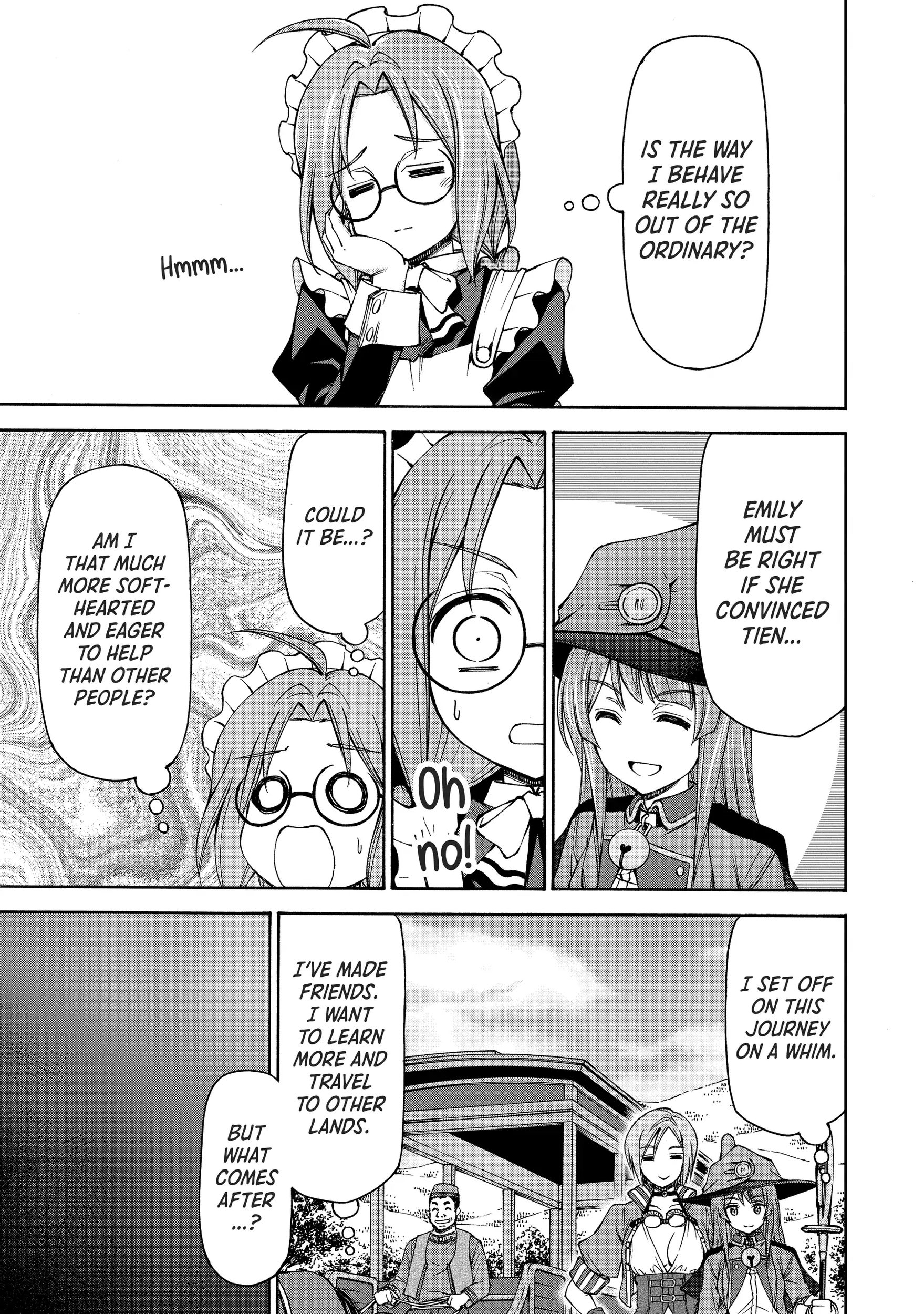 Maid nara Touzen desu. ~Nureginu wo Kiserareta Bannou Maid-san wa Tabi ni Deru Koto ni shimashita.~ Chapter 7 - page 19