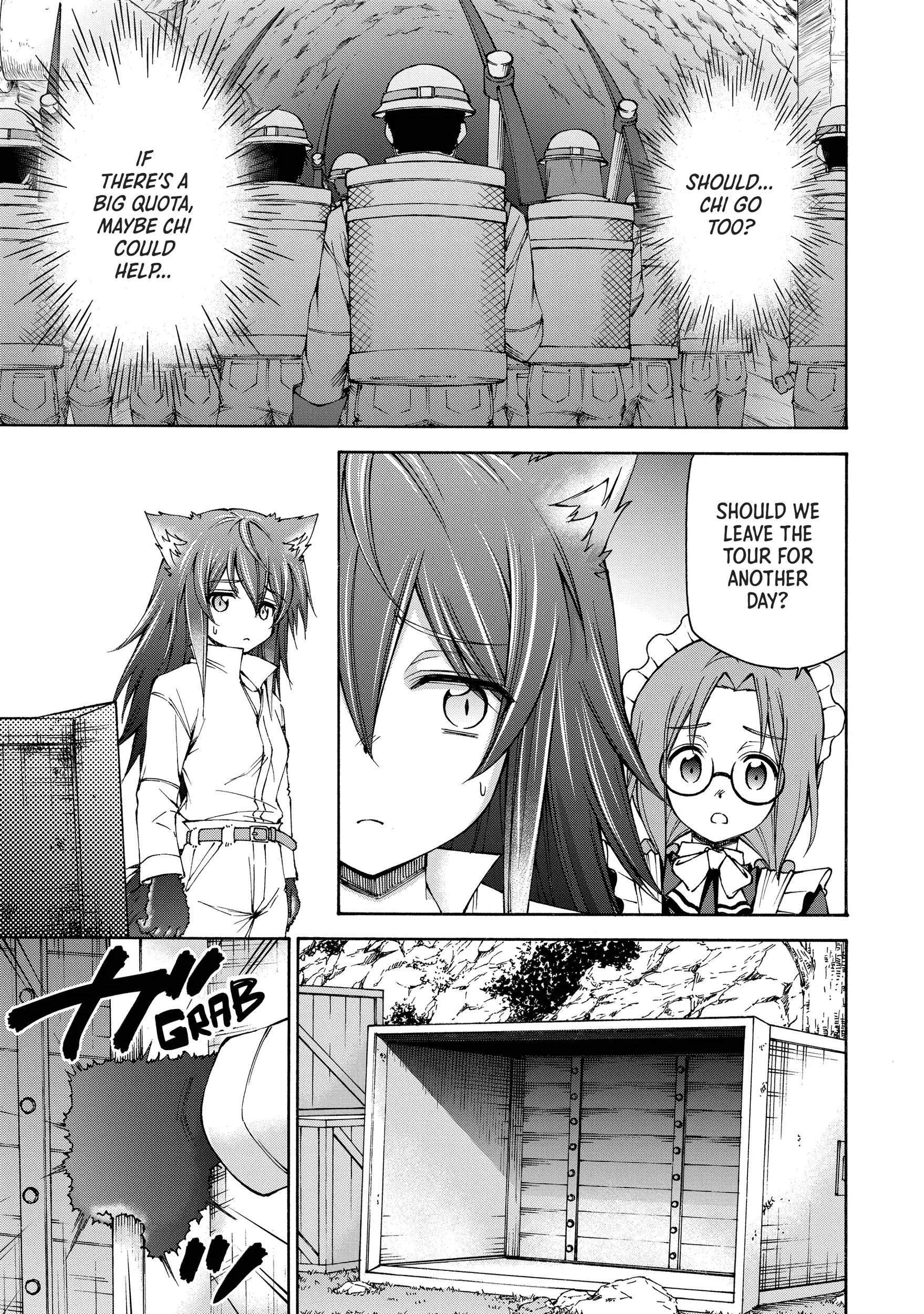 Maid nara Touzen desu. ~Nureginu wo Kiserareta Bannou Maid-san wa Tabi ni Deru Koto ni shimashita.~ Chapter 7 - page 23