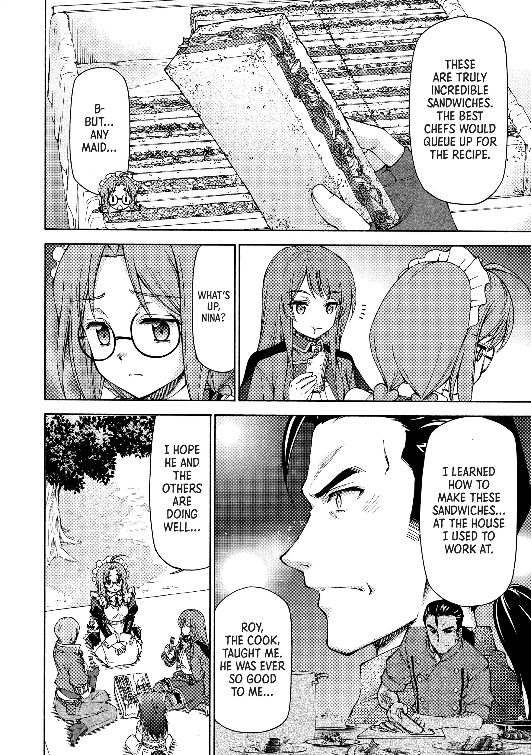 Maid nara Touzen desu. ~Nureginu wo Kiserareta Bannou Maid-san wa Tabi ni Deru Koto ni shimashita.~ Chapter 7 - page 30