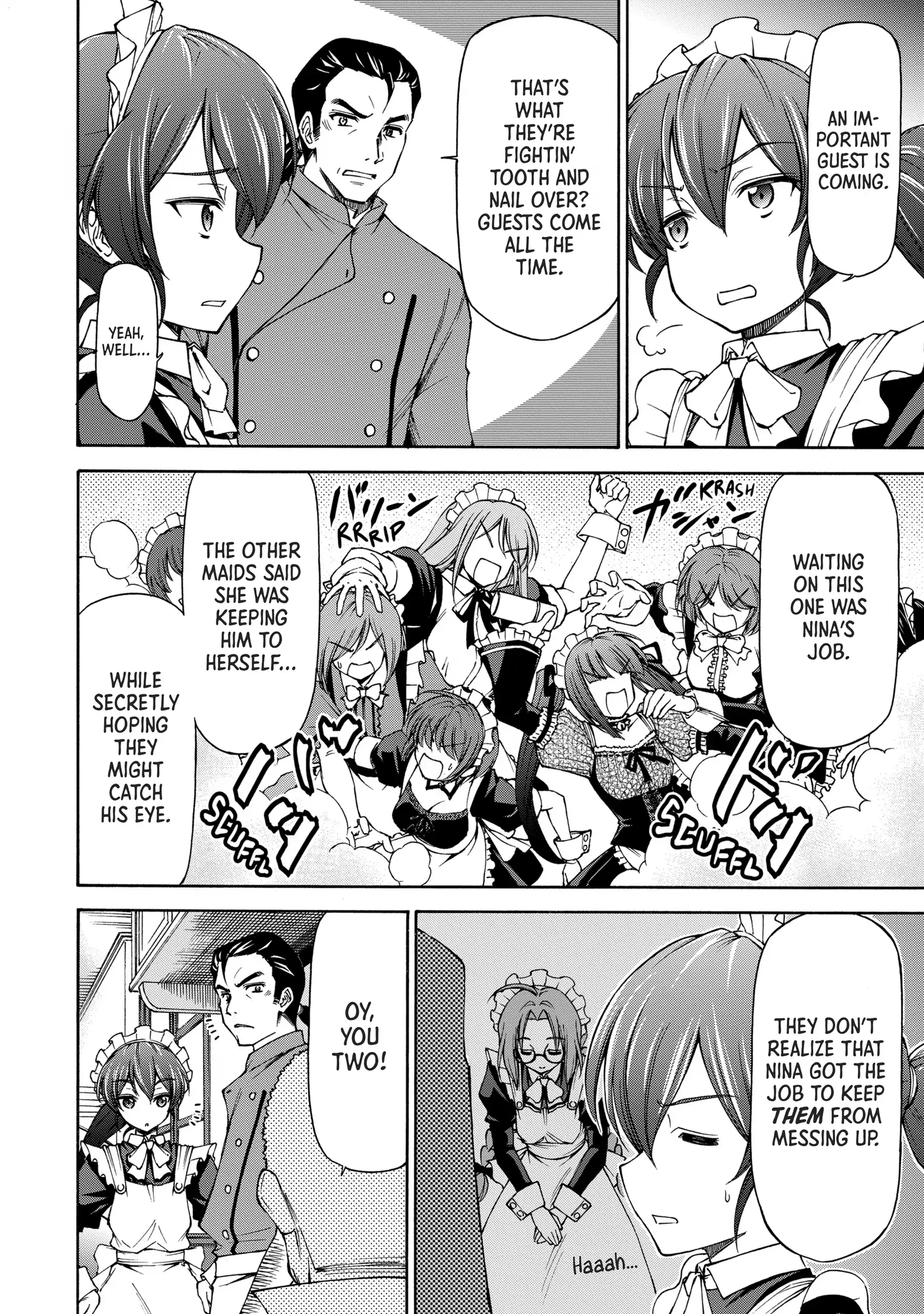 Maid nara Touzen desu. ~Nureginu wo Kiserareta Bannou Maid-san wa Tabi ni Deru Koto ni shimashita.~ Chapter 5 - page 10