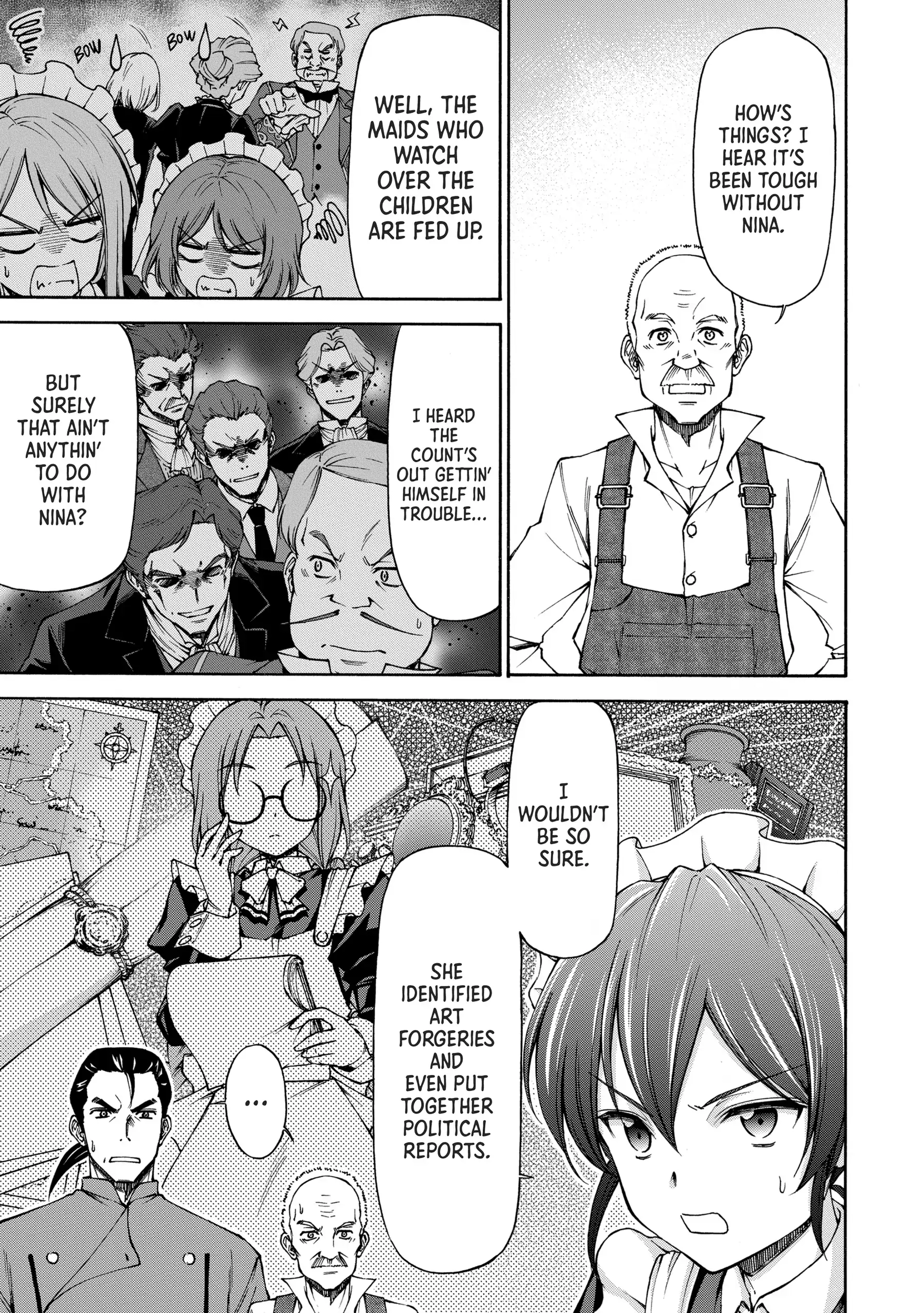 Maid nara Touzen desu. ~Nureginu wo Kiserareta Bannou Maid-san wa Tabi ni Deru Koto ni shimashita.~ Chapter 5 - page 11