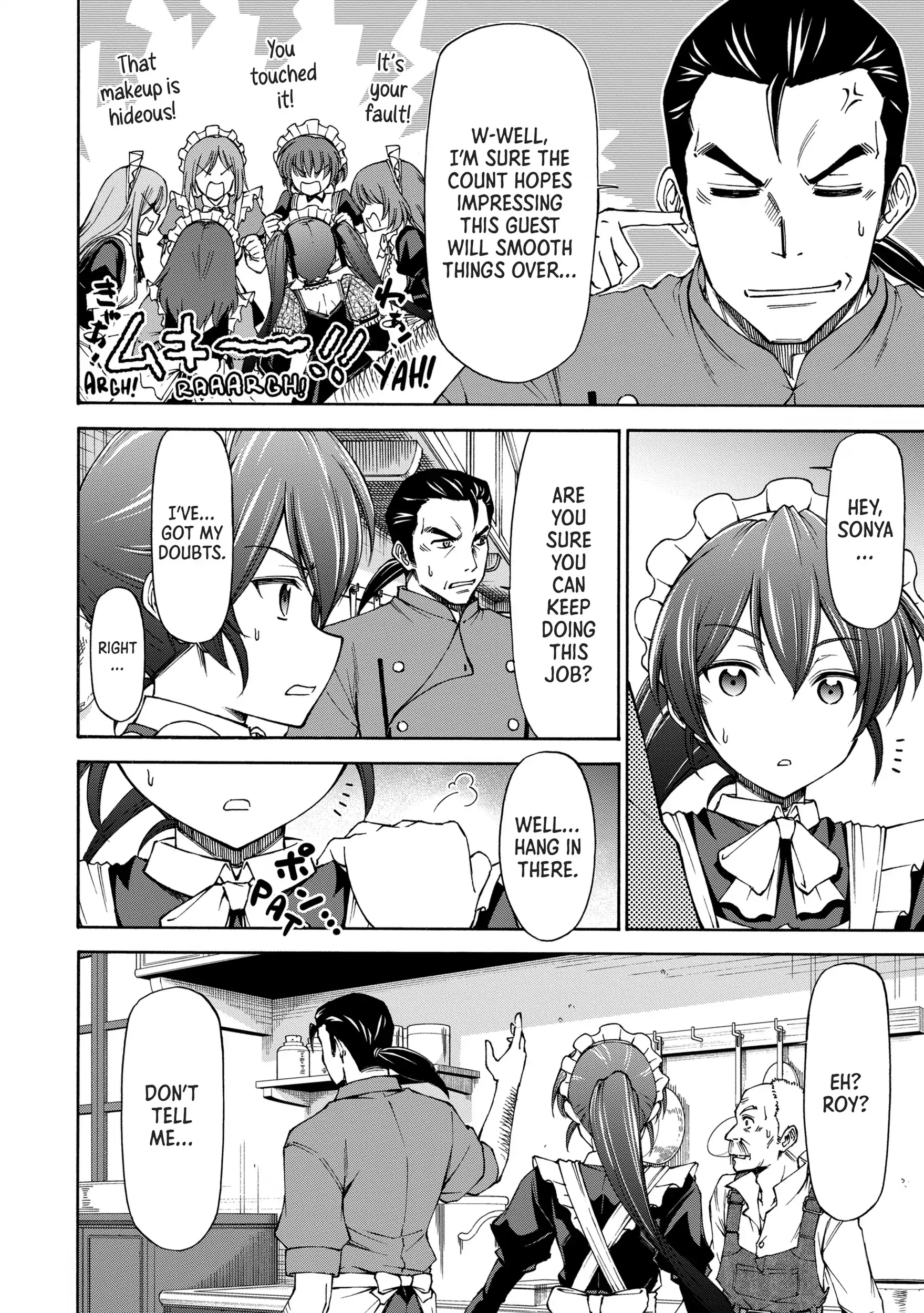 Maid nara Touzen desu. ~Nureginu wo Kiserareta Bannou Maid-san wa Tabi ni Deru Koto ni shimashita.~ Chapter 5 - page 12