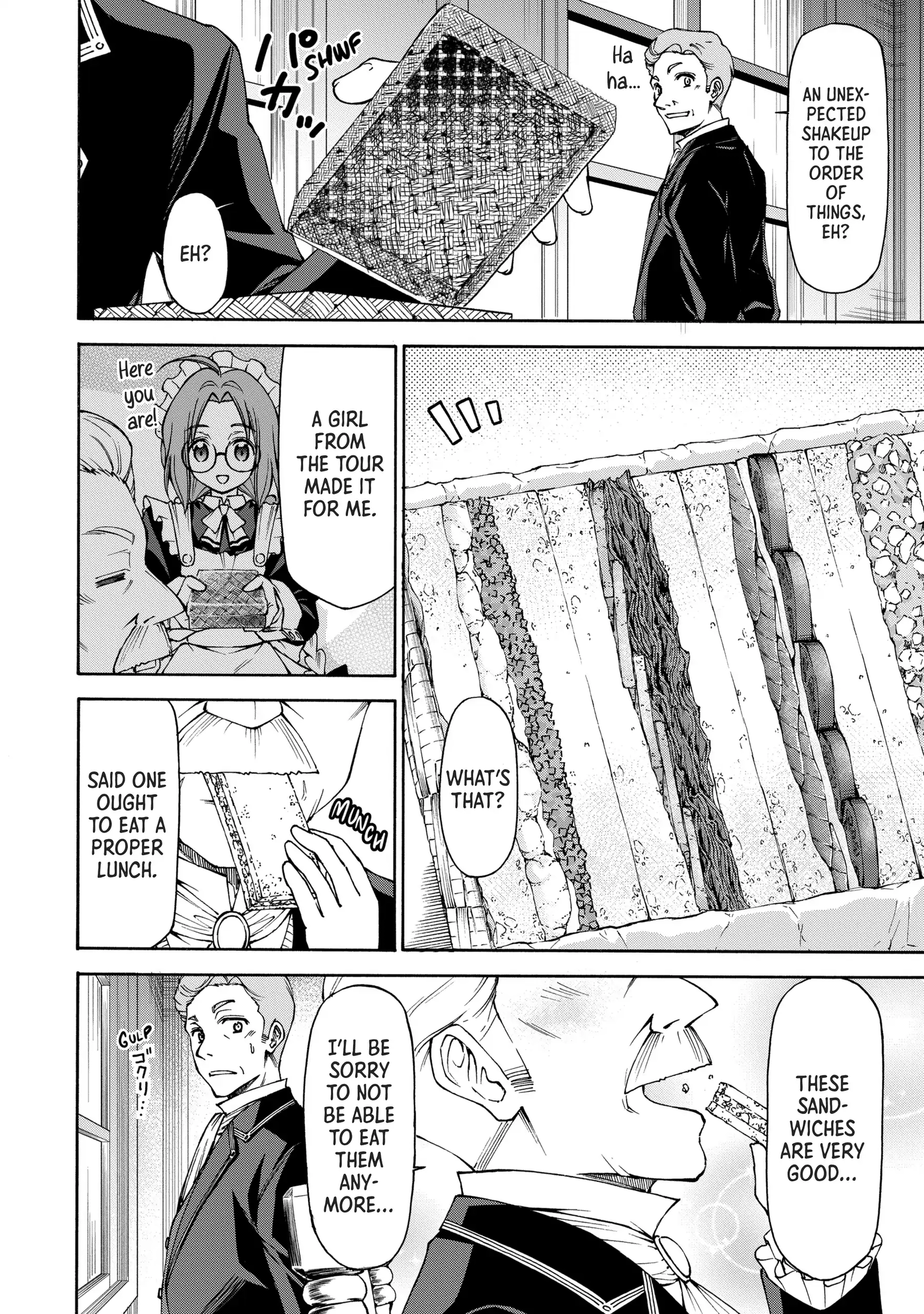 Maid nara Touzen desu. ~Nureginu wo Kiserareta Bannou Maid-san wa Tabi ni Deru Koto ni shimashita.~ Chapter 5 - page 4