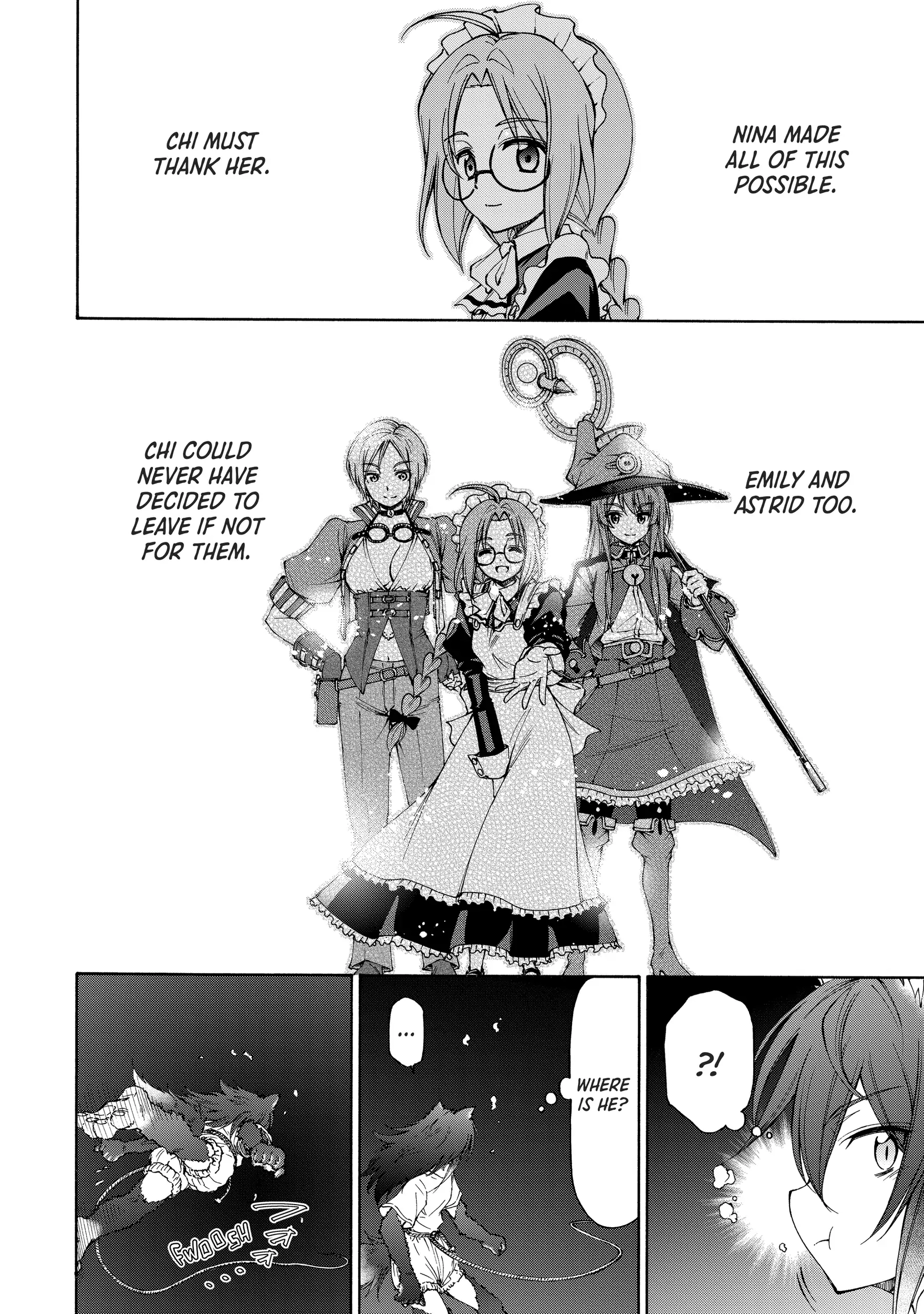 Maid nara Touzen desu. ~Nureginu wo Kiserareta Bannou Maid-san wa Tabi ni Deru Koto ni shimashita.~ Chapter 8 - page 42