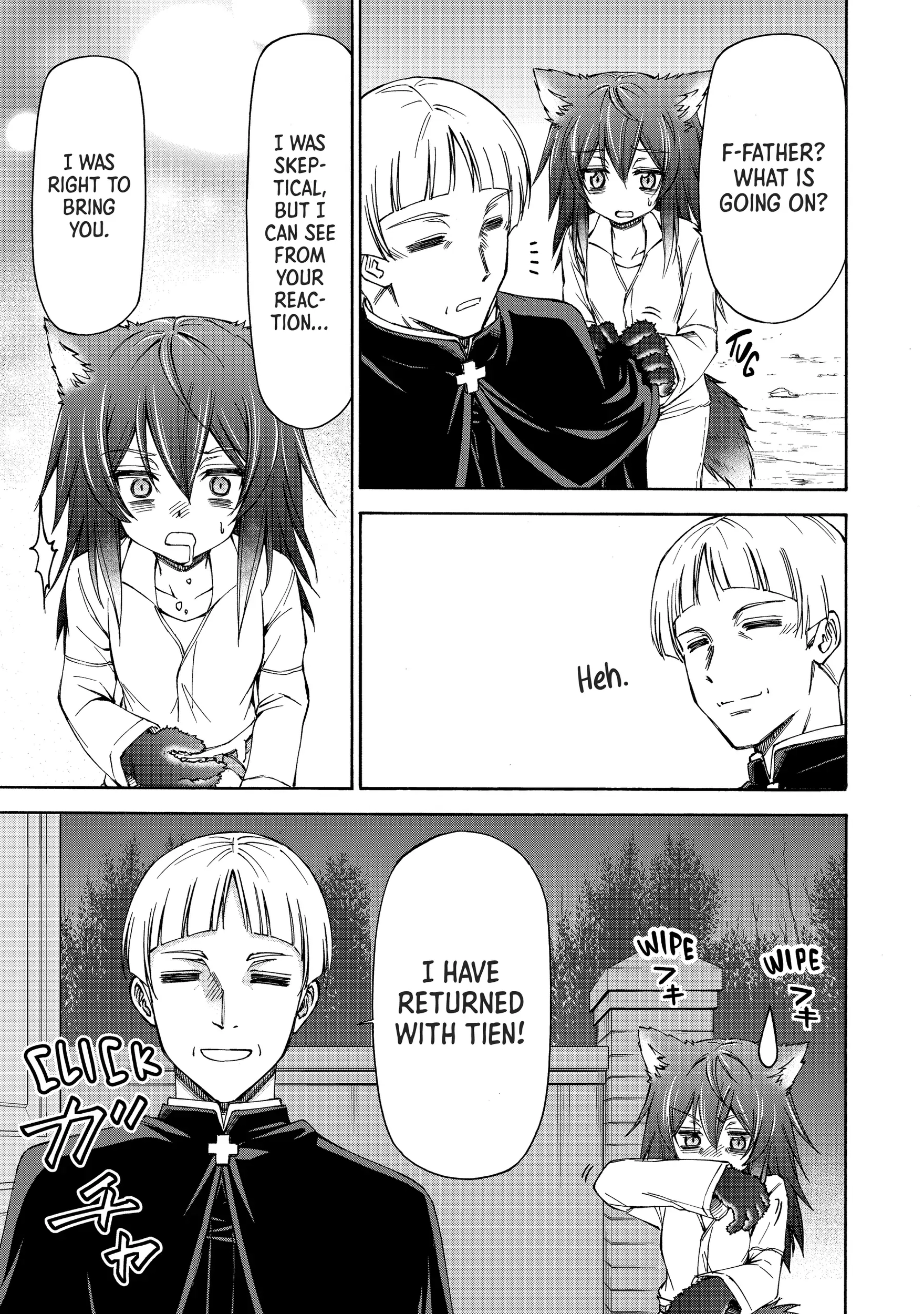 Maid nara Touzen desu. ~Nureginu wo Kiserareta Bannou Maid-san wa Tabi ni Deru Koto ni shimashita.~ Chapter 6 - page 32