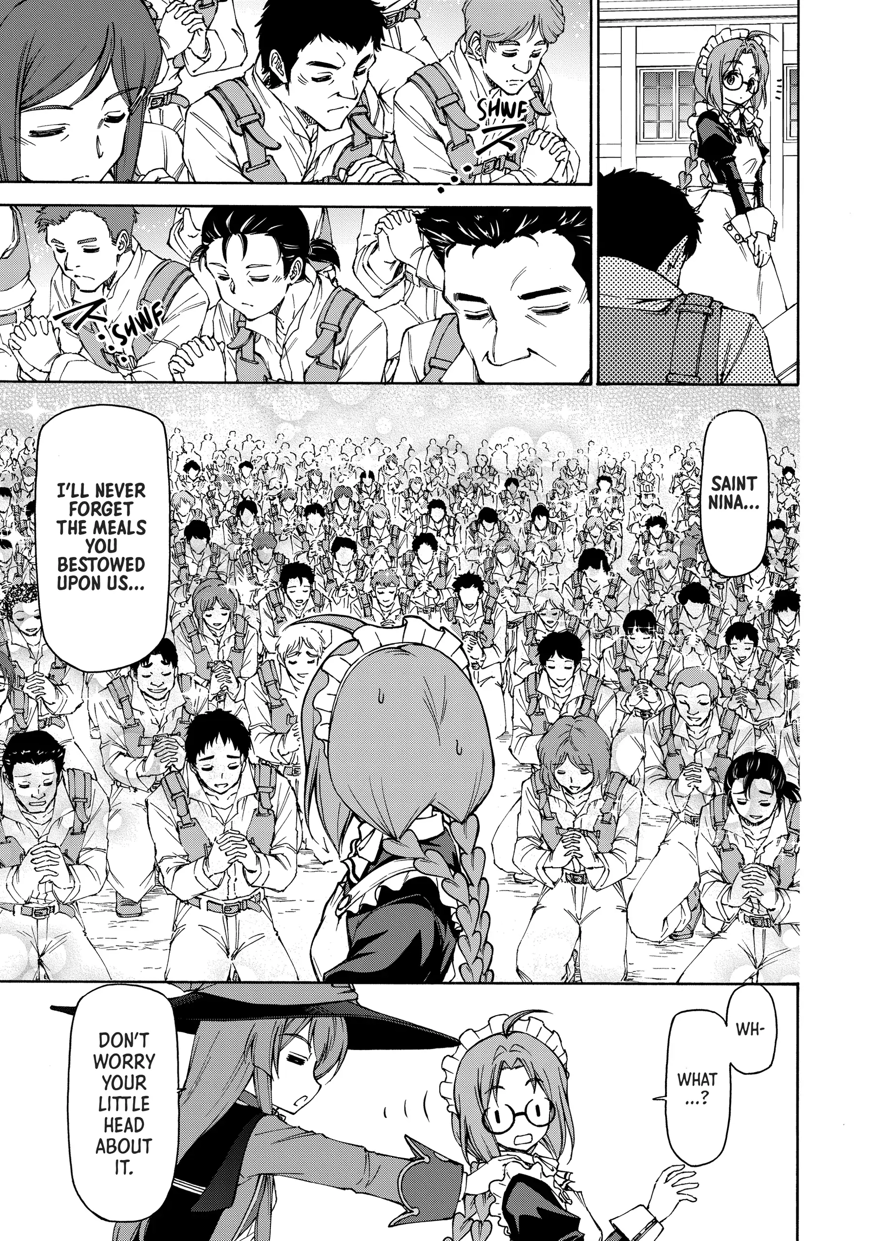 Maid nara Touzen desu. ~Nureginu wo Kiserareta Bannou Maid-san wa Tabi ni Deru Koto ni shimashita.~ Chapter 10 - page 11