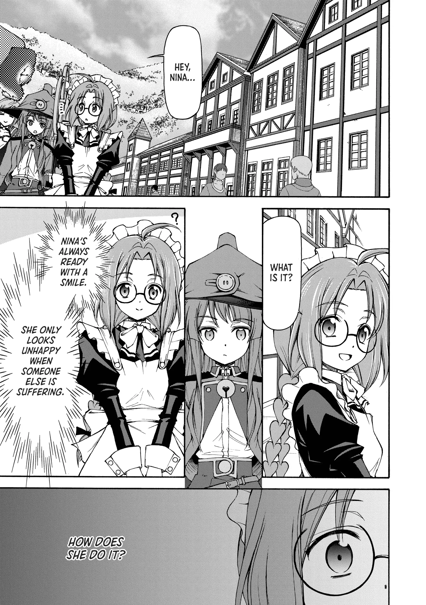 Maid nara Touzen desu. ~Nureginu wo Kiserareta Bannou Maid-san wa Tabi ni Deru Koto ni shimashita.~ Chapter 10 - page 23