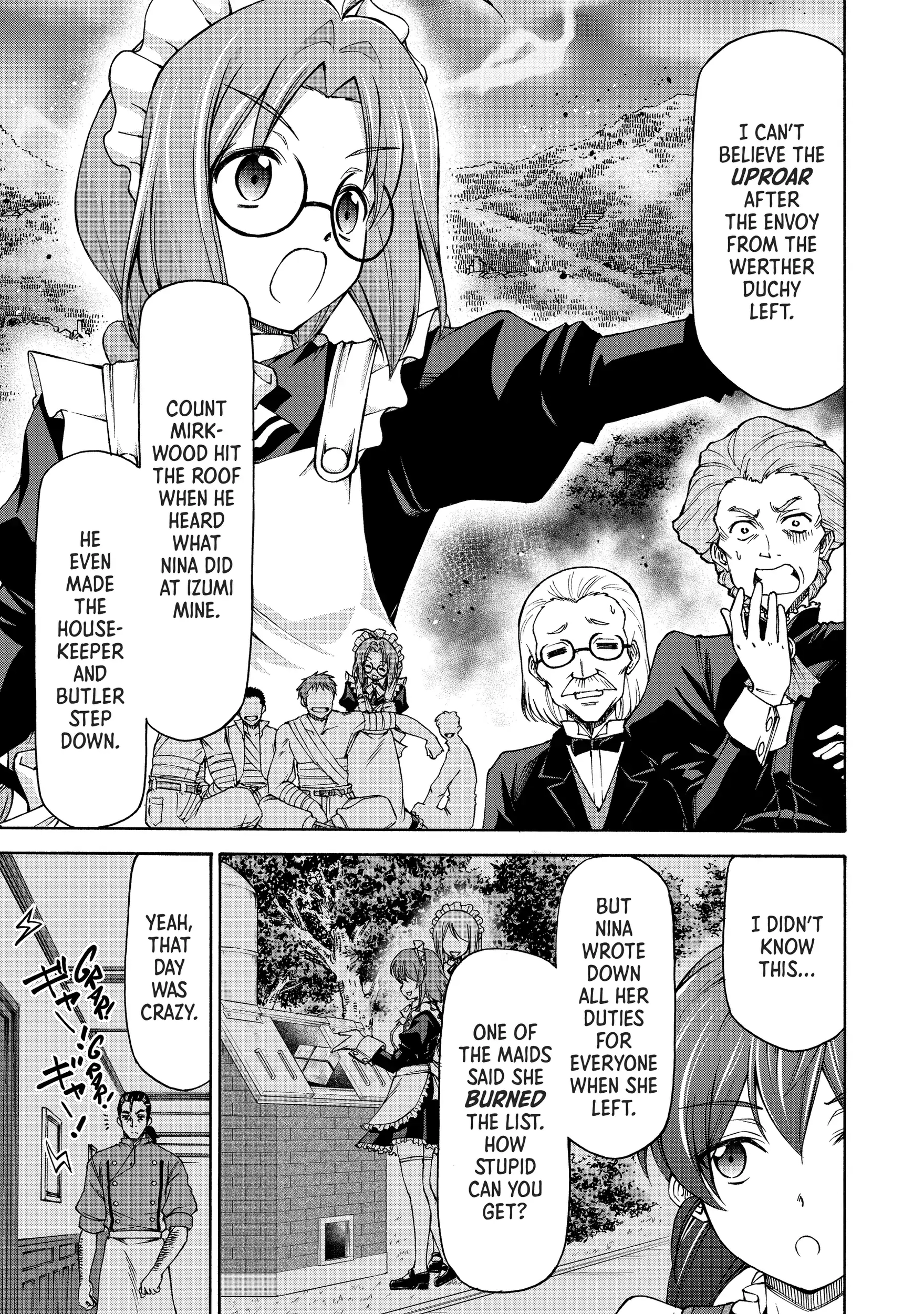 Maid nara Touzen desu. ~Nureginu wo Kiserareta Bannou Maid-san wa Tabi ni Deru Koto ni shimashita.~ Chapter 10 - page 3