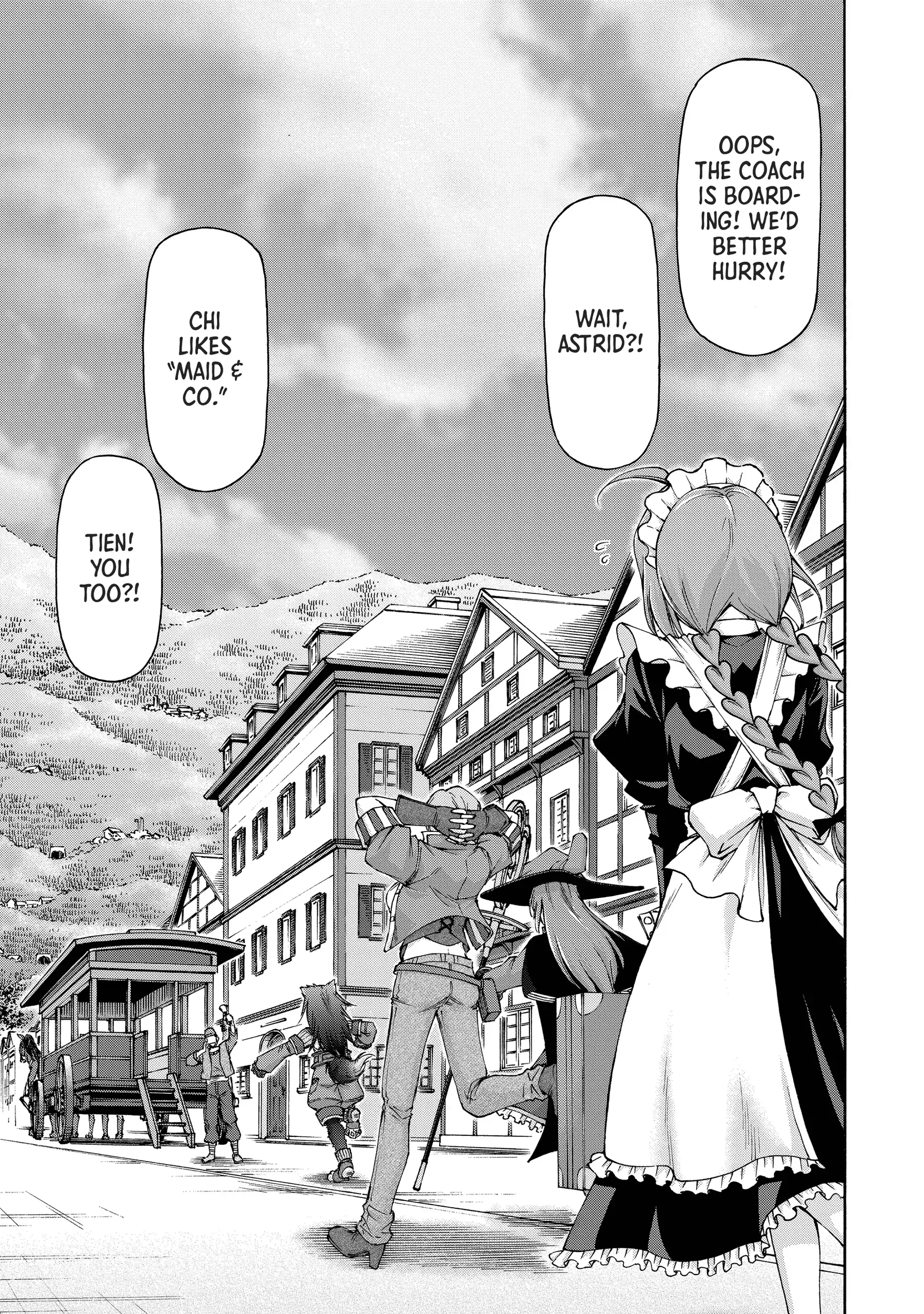 Maid nara Touzen desu. ~Nureginu wo Kiserareta Bannou Maid-san wa Tabi ni Deru Koto ni shimashita.~ Chapter 10 - page 32