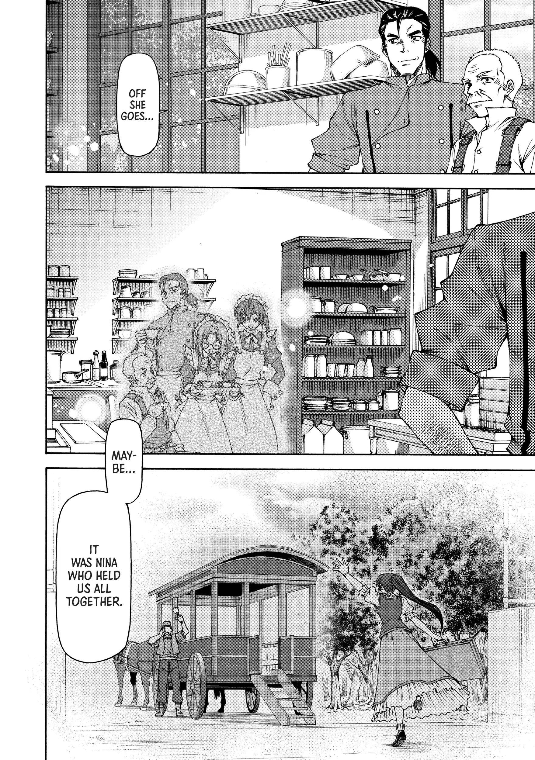 Maid nara Touzen desu. ~Nureginu wo Kiserareta Bannou Maid-san wa Tabi ni Deru Koto ni shimashita.~ Chapter 10 - page 8