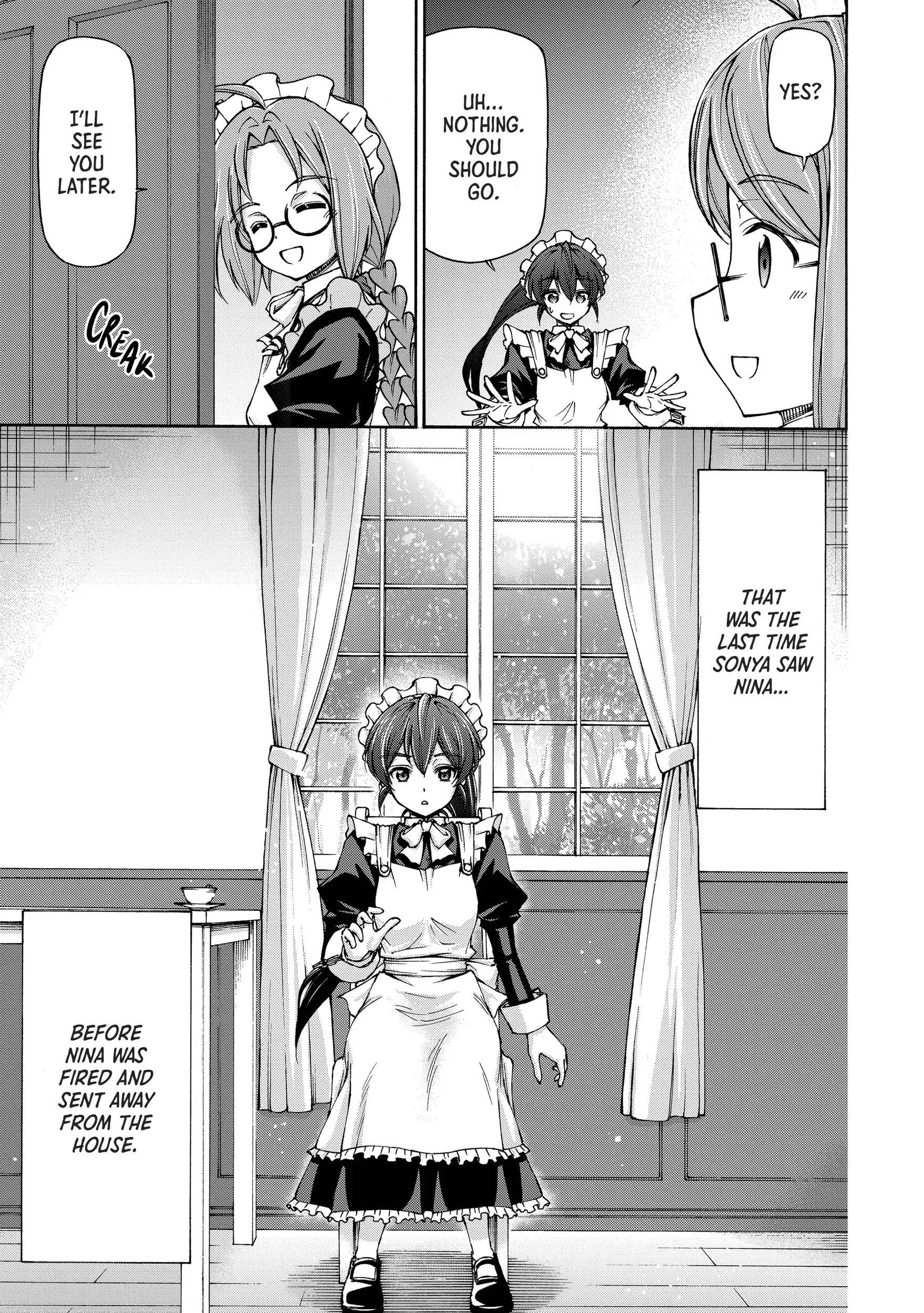 Maid nara Touzen desu. ~Nureginu wo Kiserareta Bannou Maid-san wa Tabi ni Deru Koto ni shimashita.~ Chapter 11 - page 12