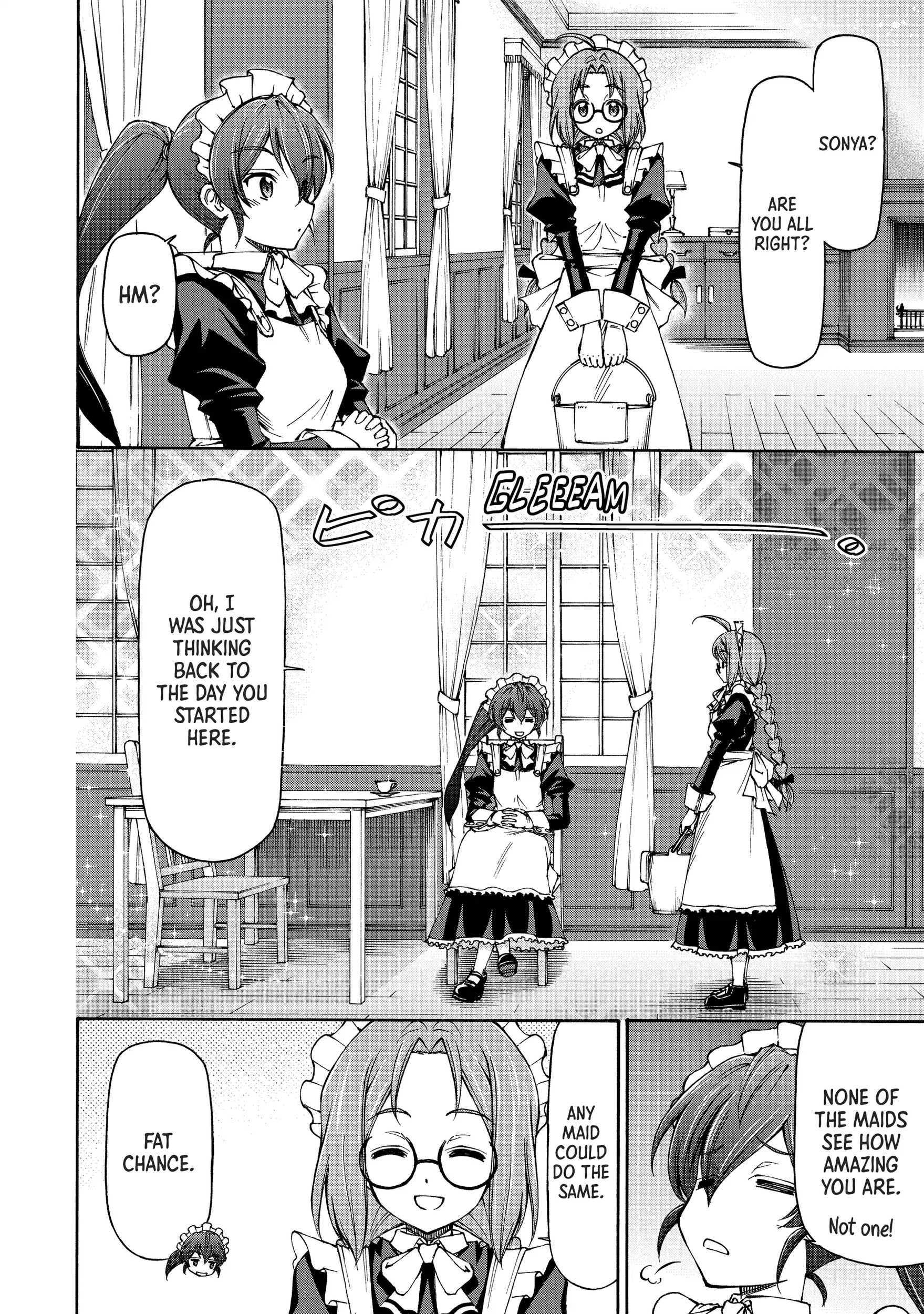 Maid nara Touzen desu. ~Nureginu wo Kiserareta Bannou Maid-san wa Tabi ni Deru Koto ni shimashita.~ Chapter 11 - page 5